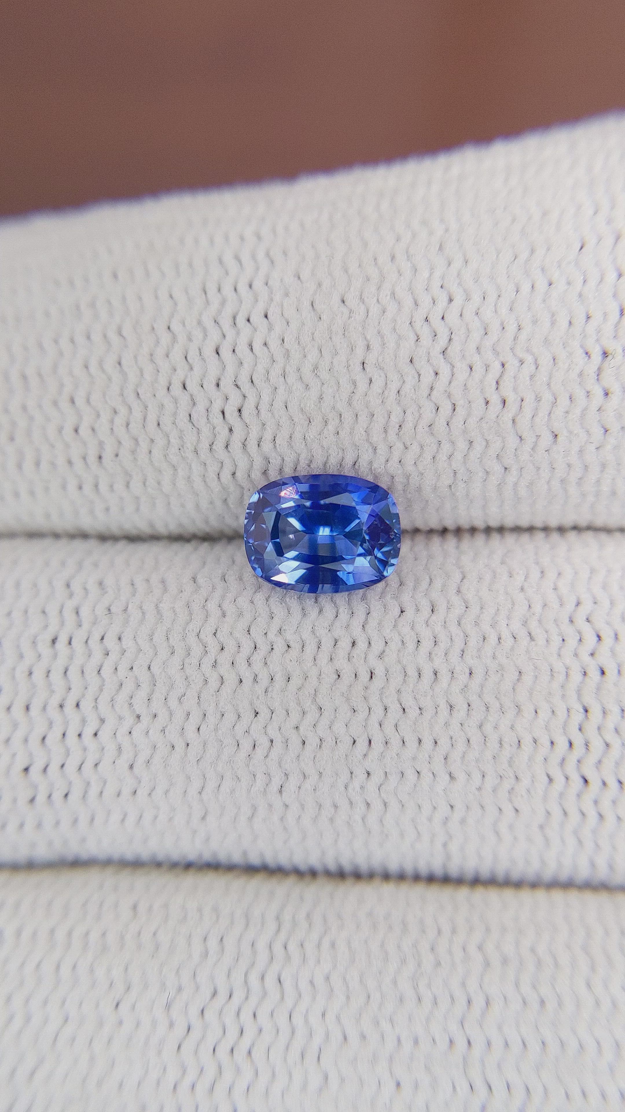 1.19 Ct. Blue Sapphire from Ceylon (Sri Lanka) Size Video