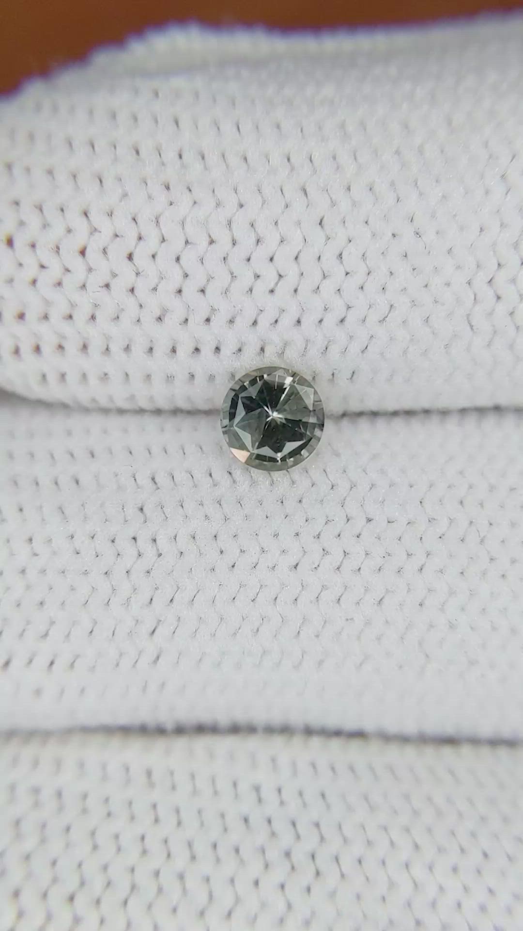0.49 Ct. Green Sapphire from Ceylon (Sri Lanka) Size Video