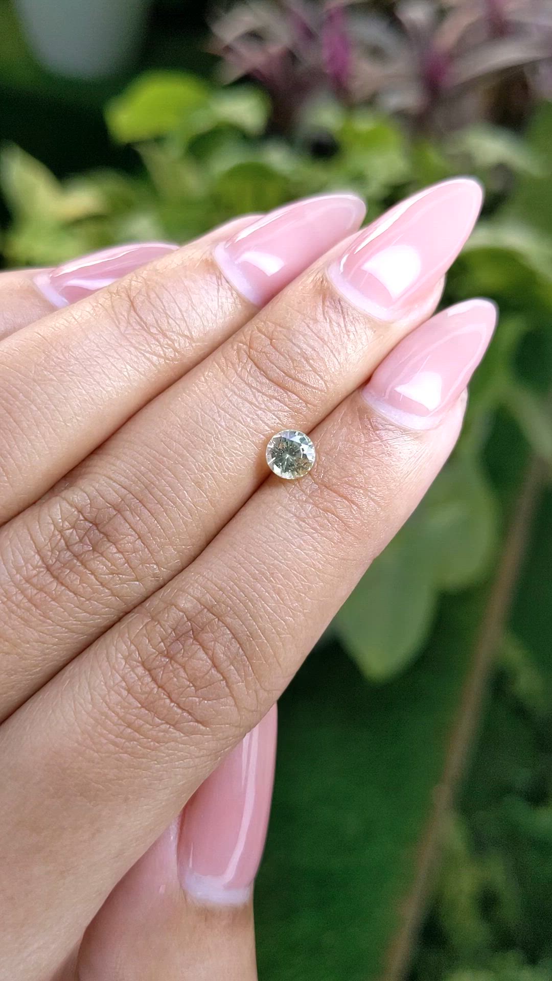 0.64 Ct. Yellow Sapphire from Ceylon (Sri Lanka) Size Video
