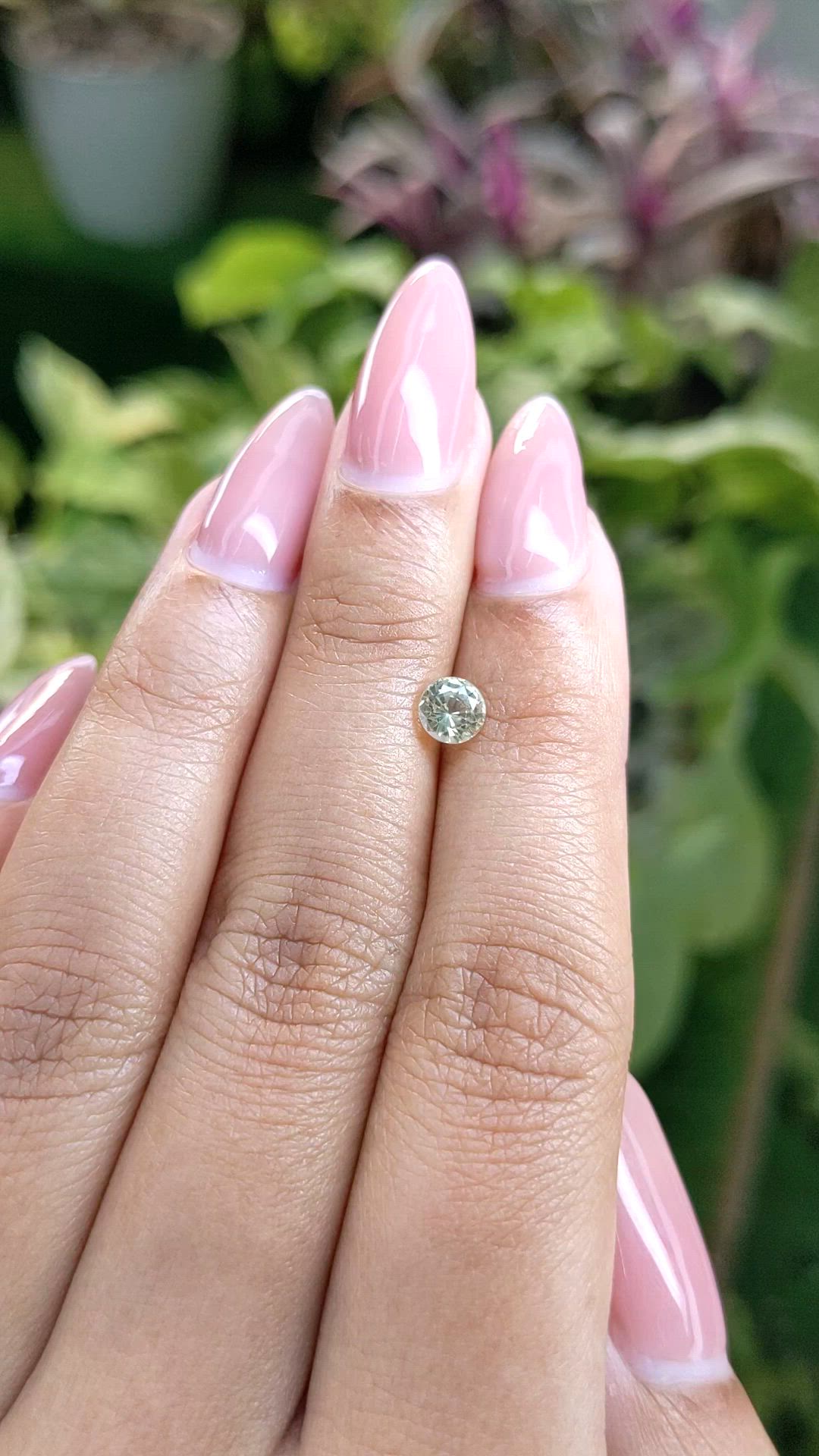 0.64 Ct. Yellow Sapphire from Ceylon (Sri Lanka) Size Video