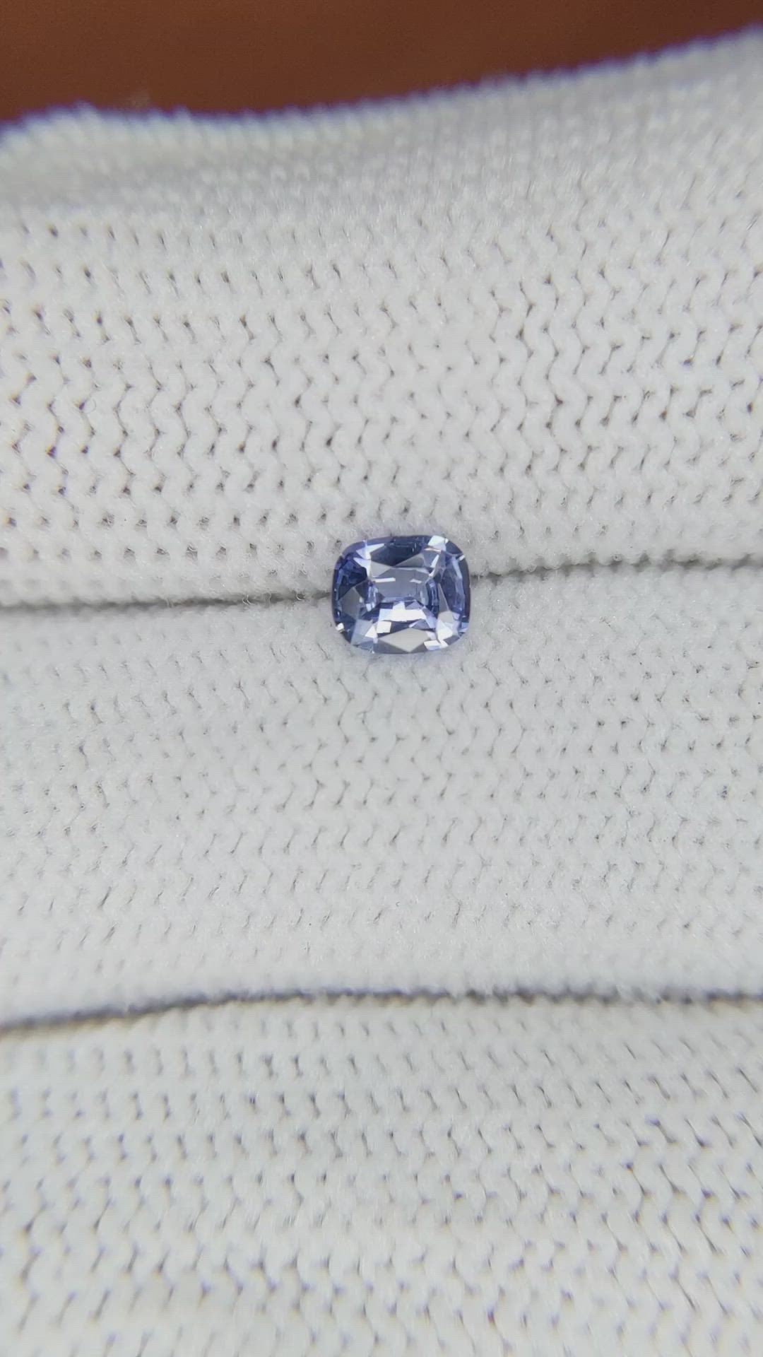 0.49 Ct. Blue Sapphire from Ceylon (Sri Lanka) Size Video