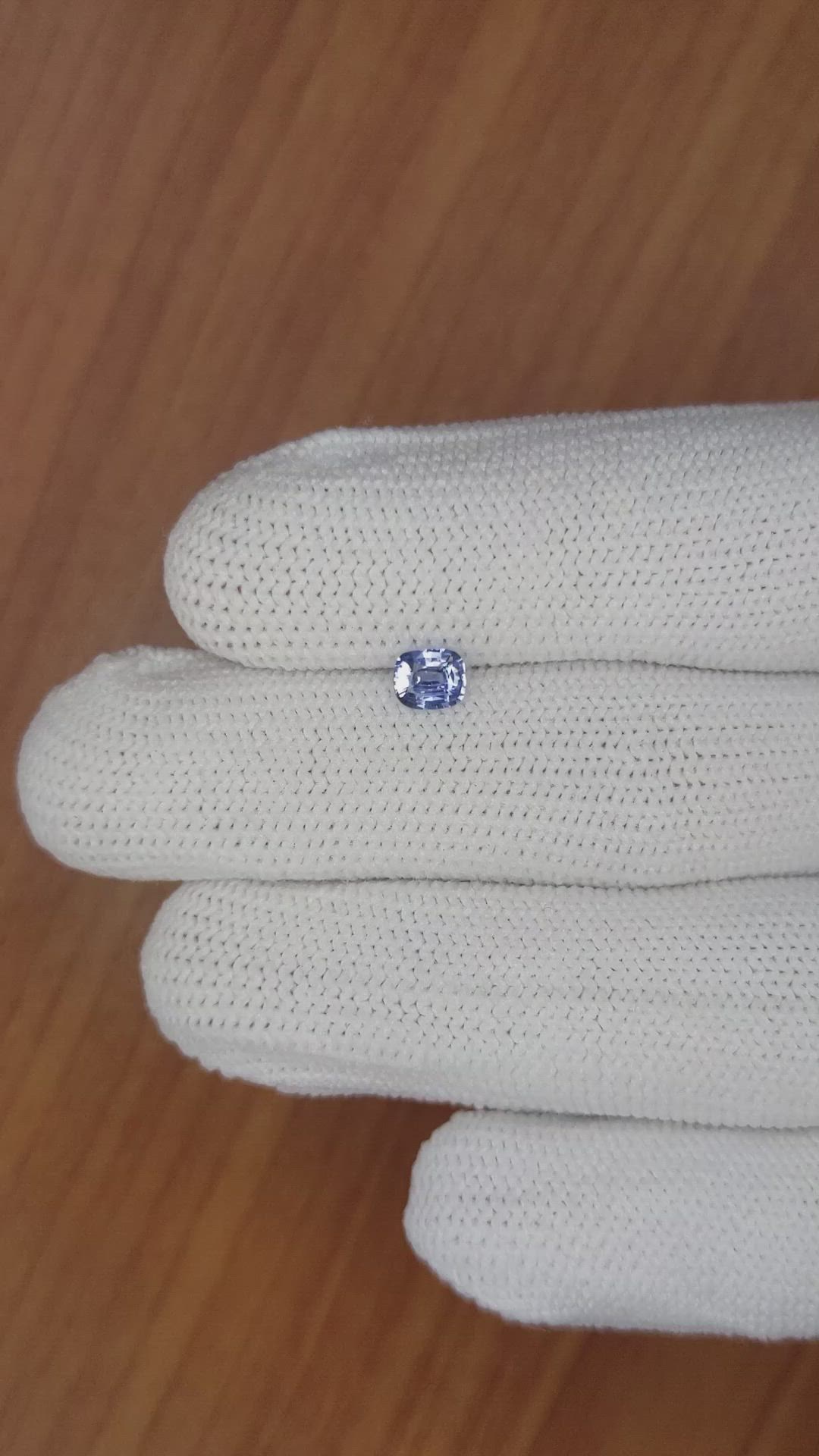0.49 Ct. Blue Sapphire from Ceylon (Sri Lanka) Size Video