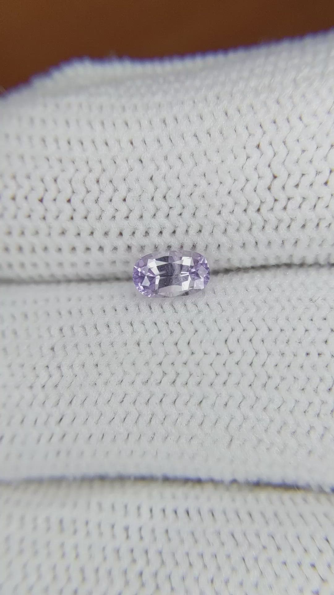0.66 Ct. Purple Sapphire from Ceylon (Sri Lanka) Size Video