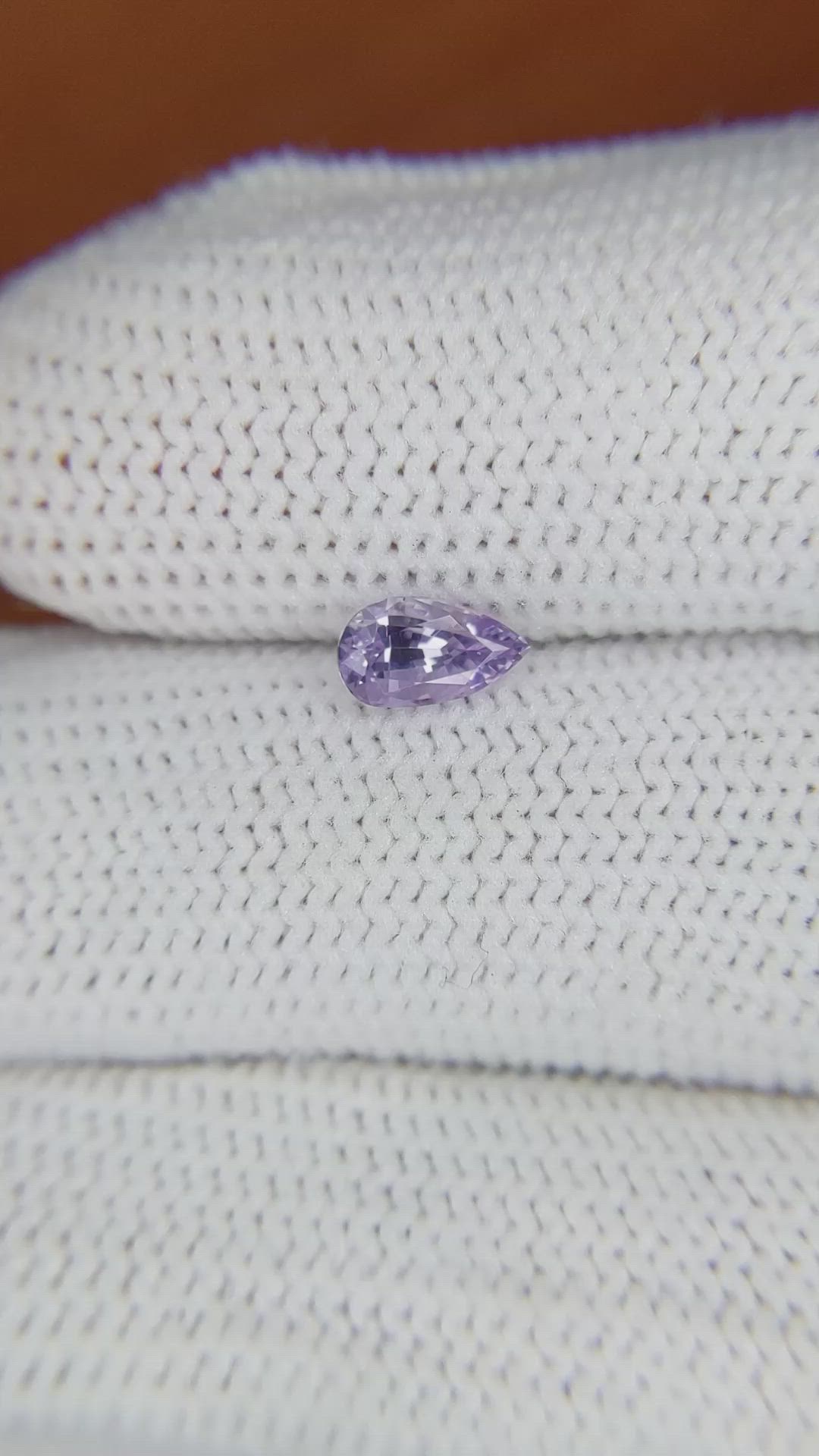 0.76 Ct. Purple Sapphire from Ceylon (Sri Lanka) Size Video