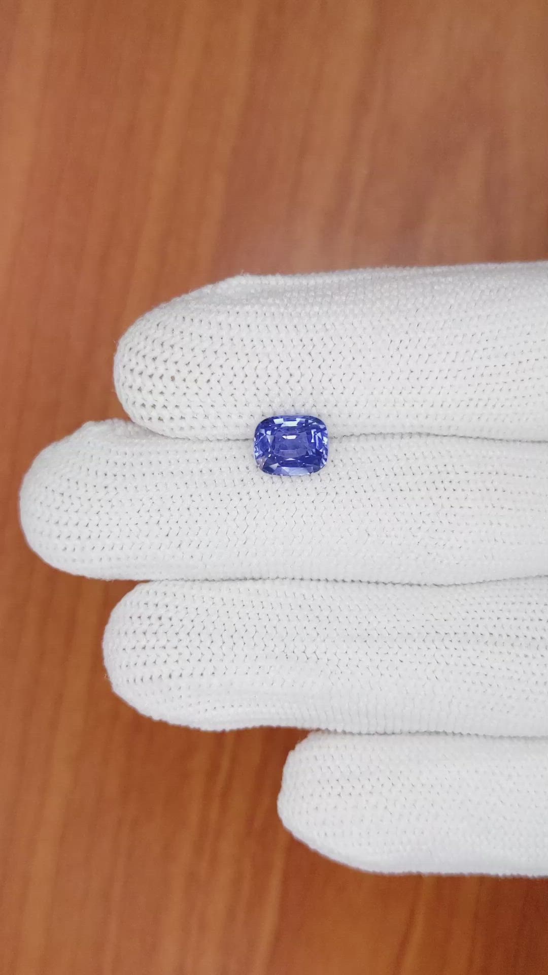 2.48 Ct. Blue Sapphire from Ceylon (Sri Lanka) Size Video