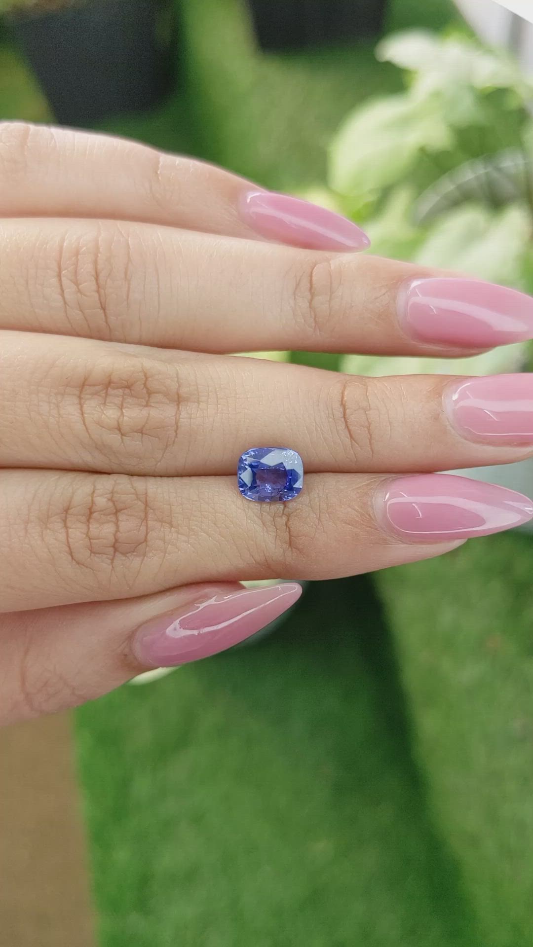 2.48 Ct. Blue Sapphire from Ceylon (Sri Lanka) Size Video