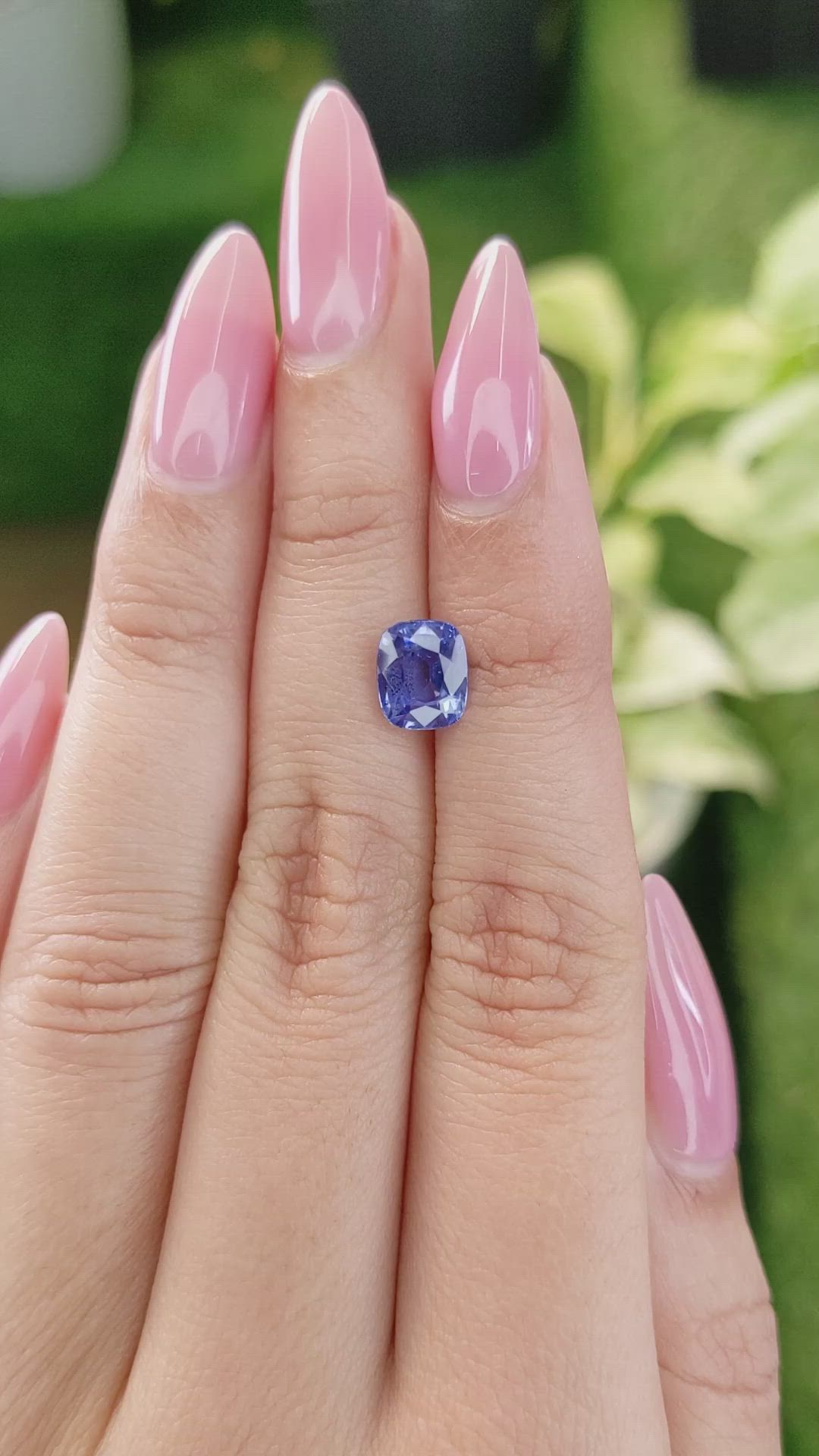 2.48 Ct. Blue Sapphire from Ceylon (Sri Lanka) Size Video