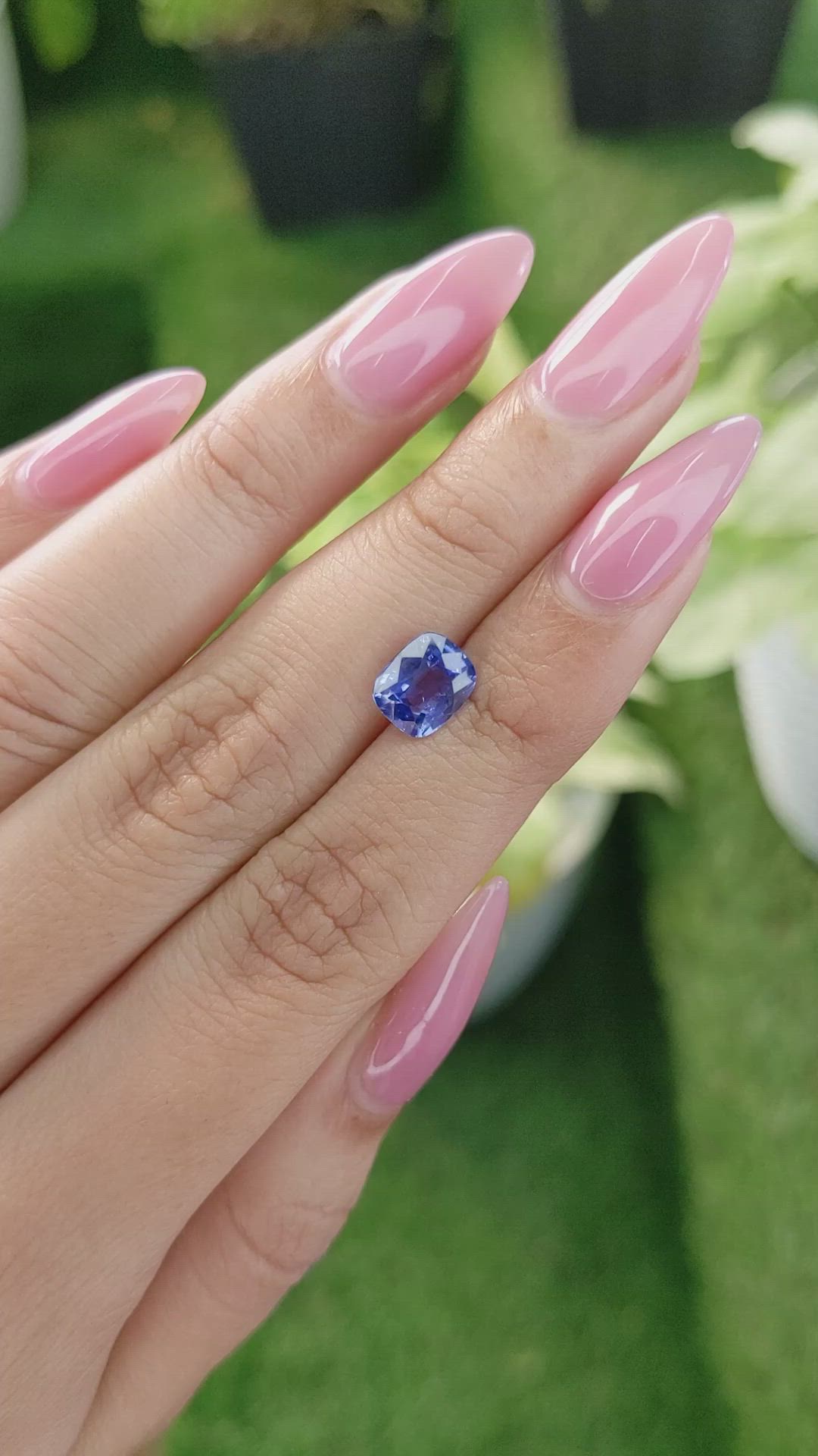 2.48 Ct. Blue Sapphire from Ceylon (Sri Lanka) Size Video