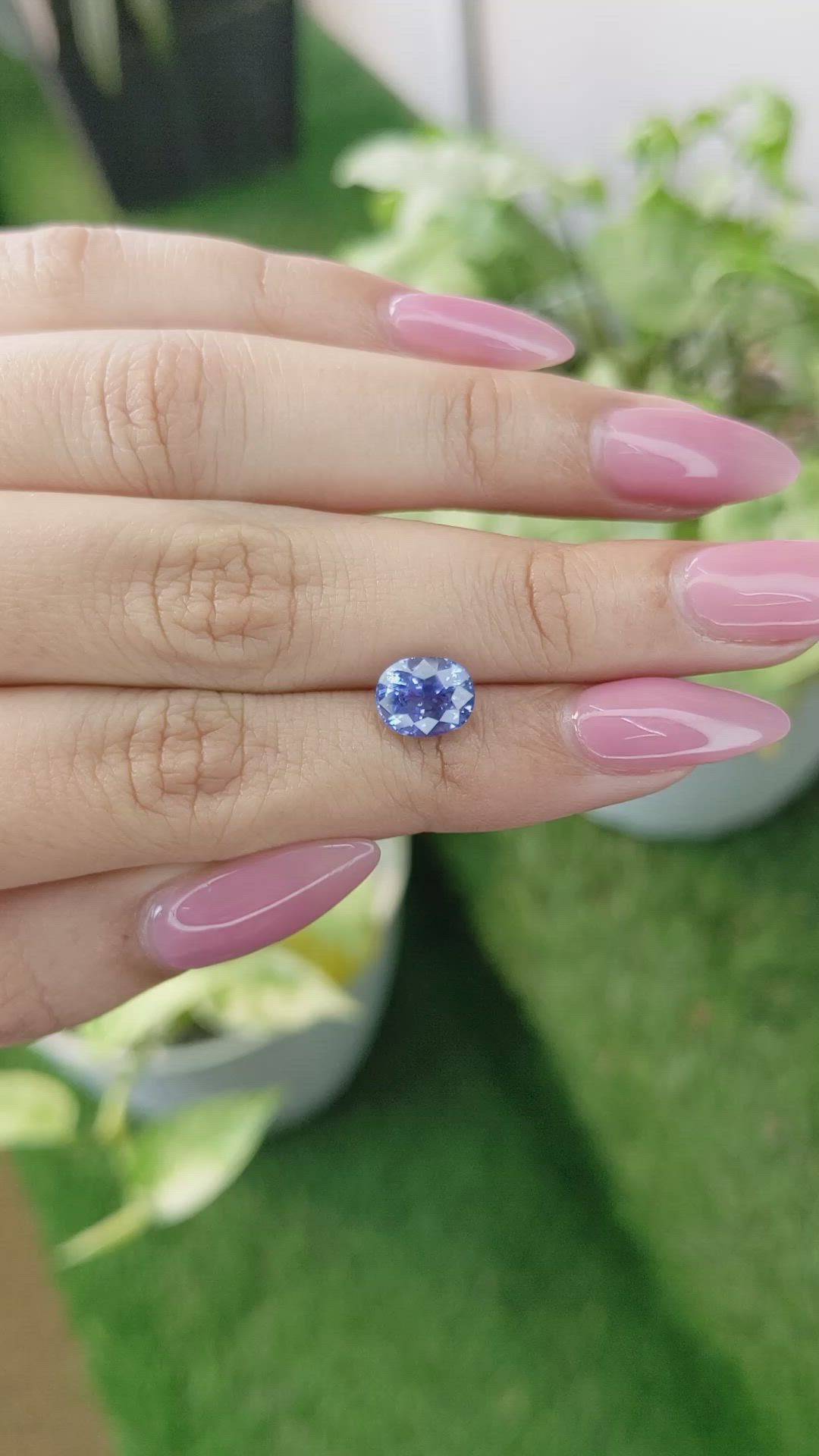 2.58 Ct. Blue Sapphire from Ceylon (Sri Lanka) Size Video