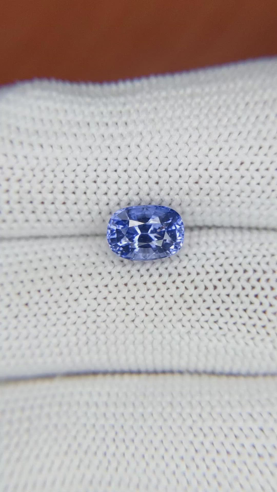 2.12 Ct. Blue Sapphire from Ceylon (Sri Lanka) Size Video