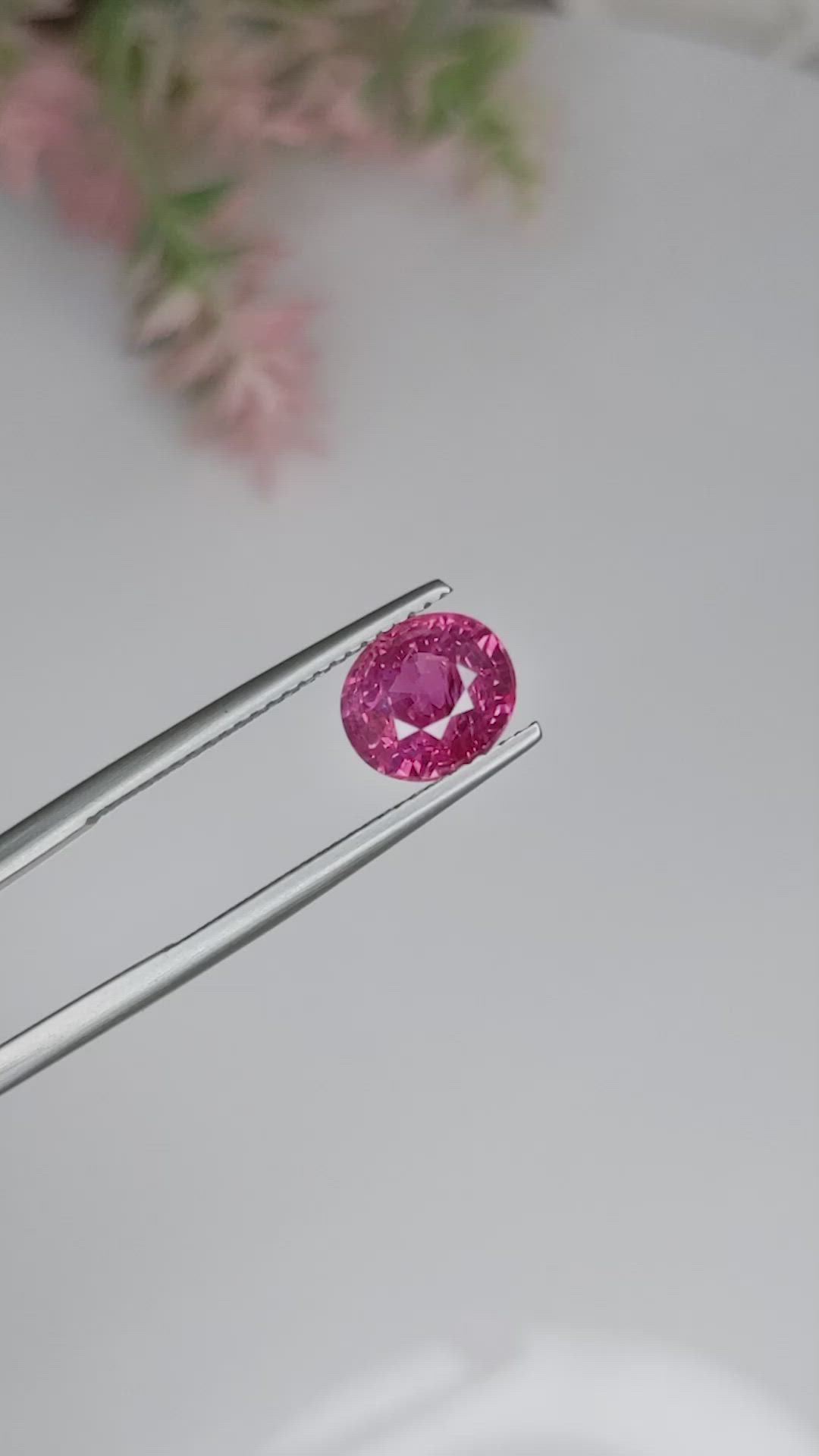 3.13 Ct. Pink Sapphire from Tanzania Size Video