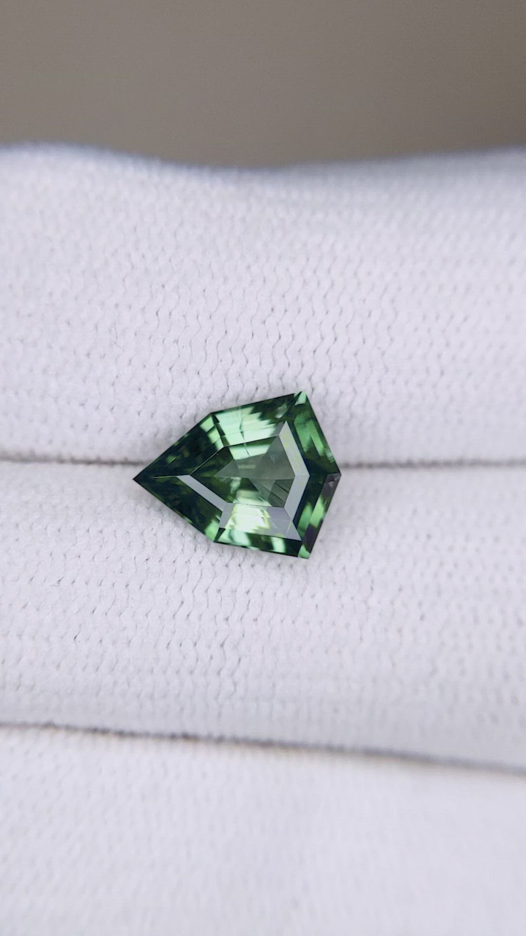 2.18 Ct. Bluish Green Sapphire from Ceylon (Sri Lanka) Size Video