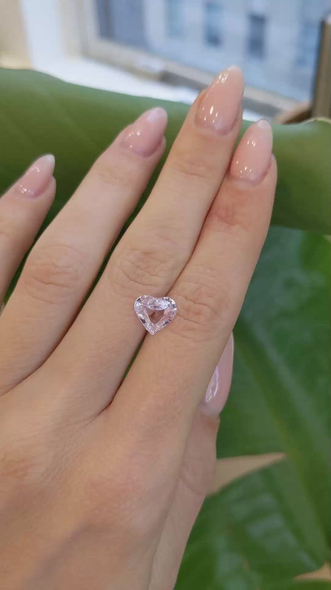 1.96 Ct. Pink Sapphire from Ceylon (Sri Lanka) Size Video