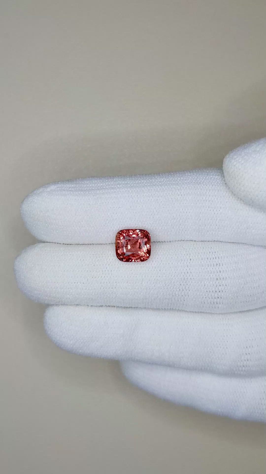 2.59 Ct. Padparadscha Sapphire from Madagascar Size Video