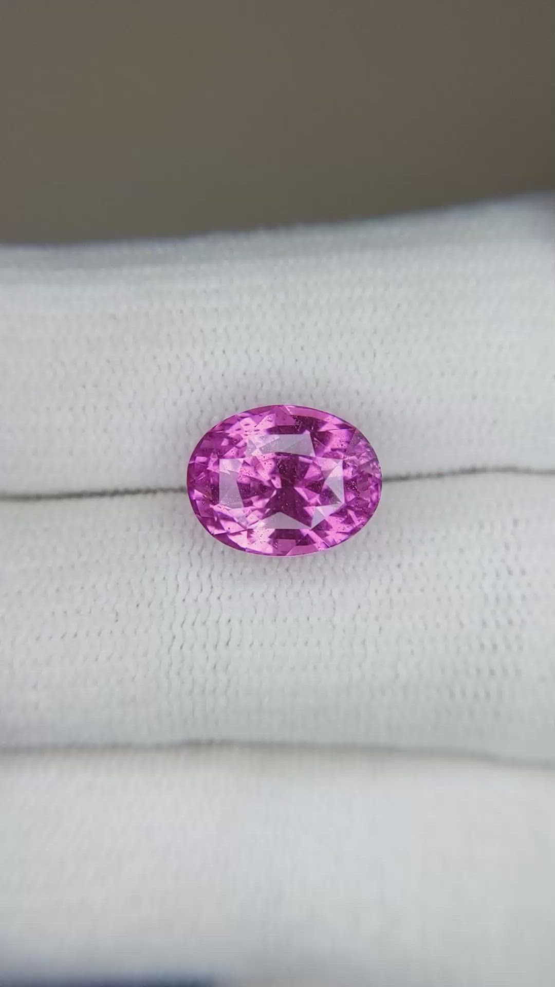 5.01 Ct. Pink Sapphire from Madagascar Size Video