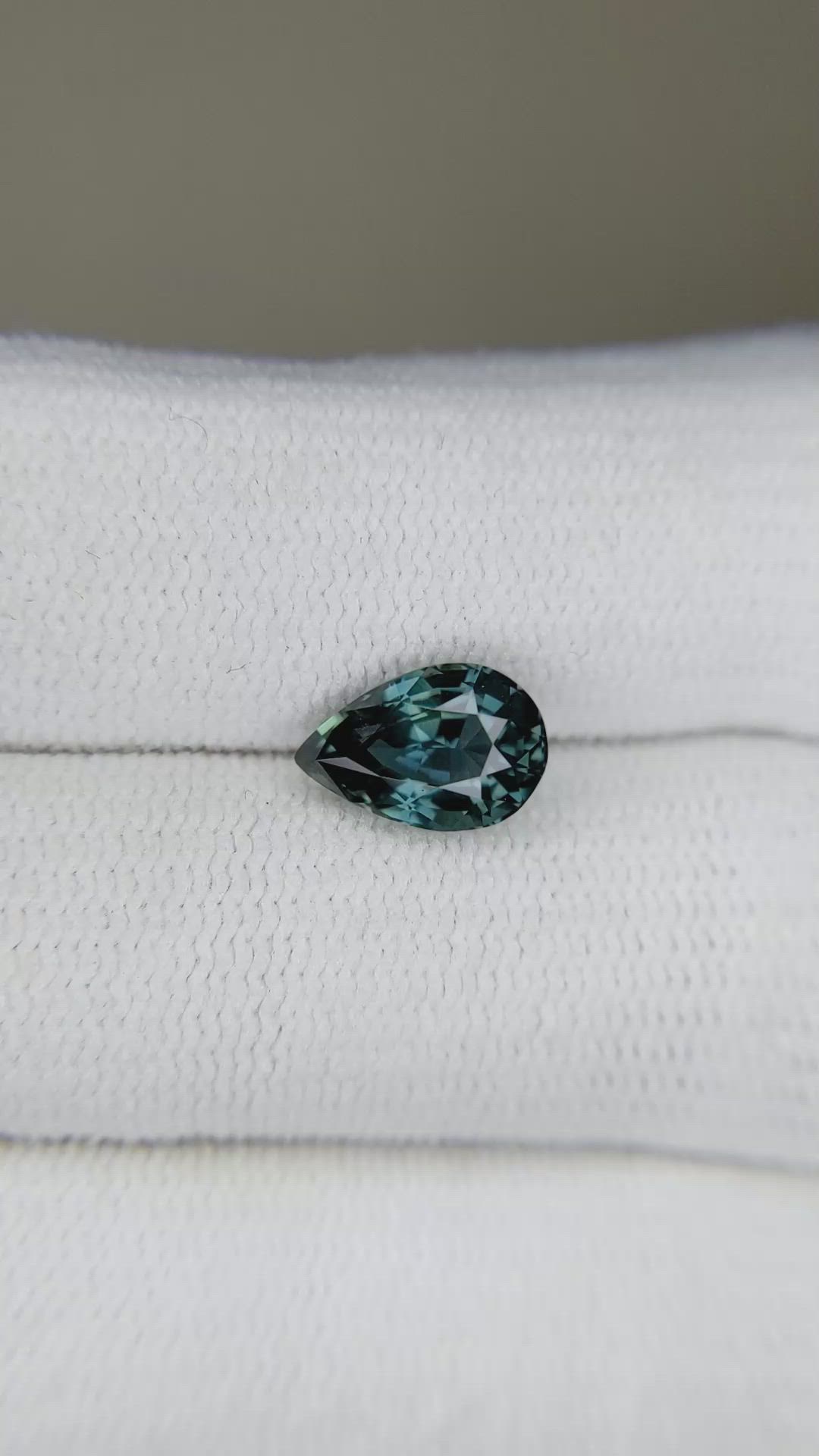 2.00 Ct. Greenish Blue Sapphire from Madagascar Size Video