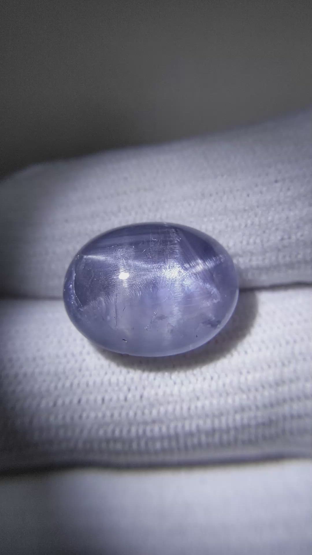 15.83 Ct. Blue Star Sapphire from Ceylon (Sri Lanka) Size Video