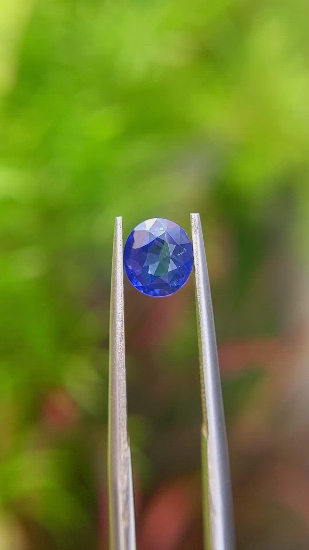 1.48 Ct. Blue Sapphire from Ceylon (Sri Lanka) Size Video