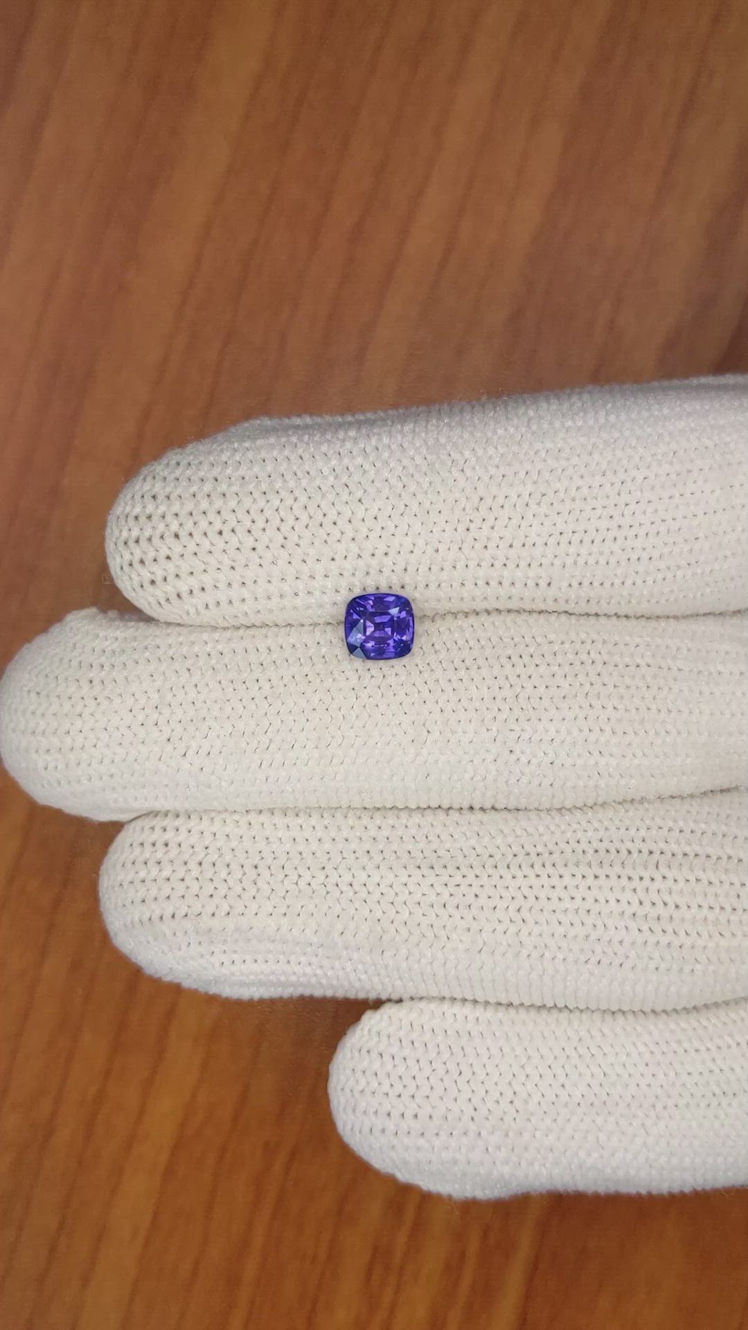 1.02 Ct. Color Change Sapphire from Ceylon (Sri Lanka) Size Video