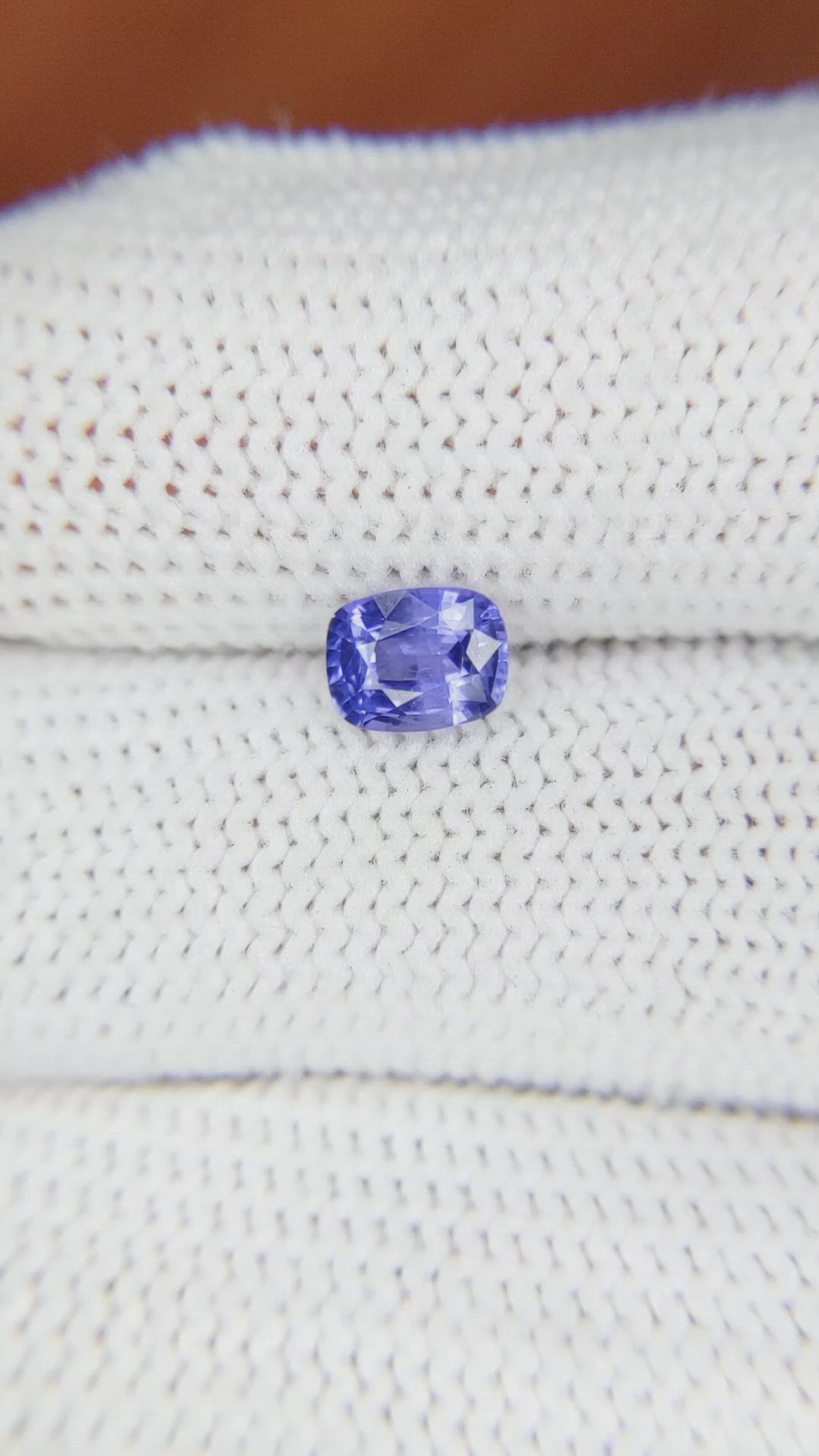 0.88 Ct. Blue Sapphire from Ceylon (Sri Lanka) Size Video