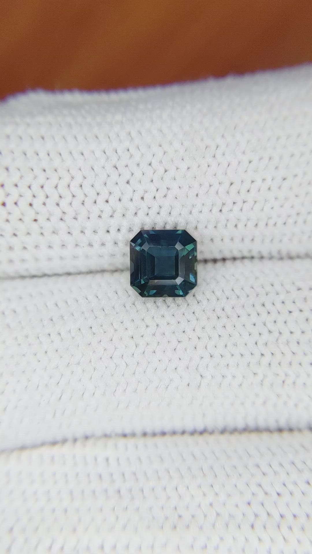 1.60 Ct. Bluish Green Sapphire from Ceylon (Sri Lanka) Size Video