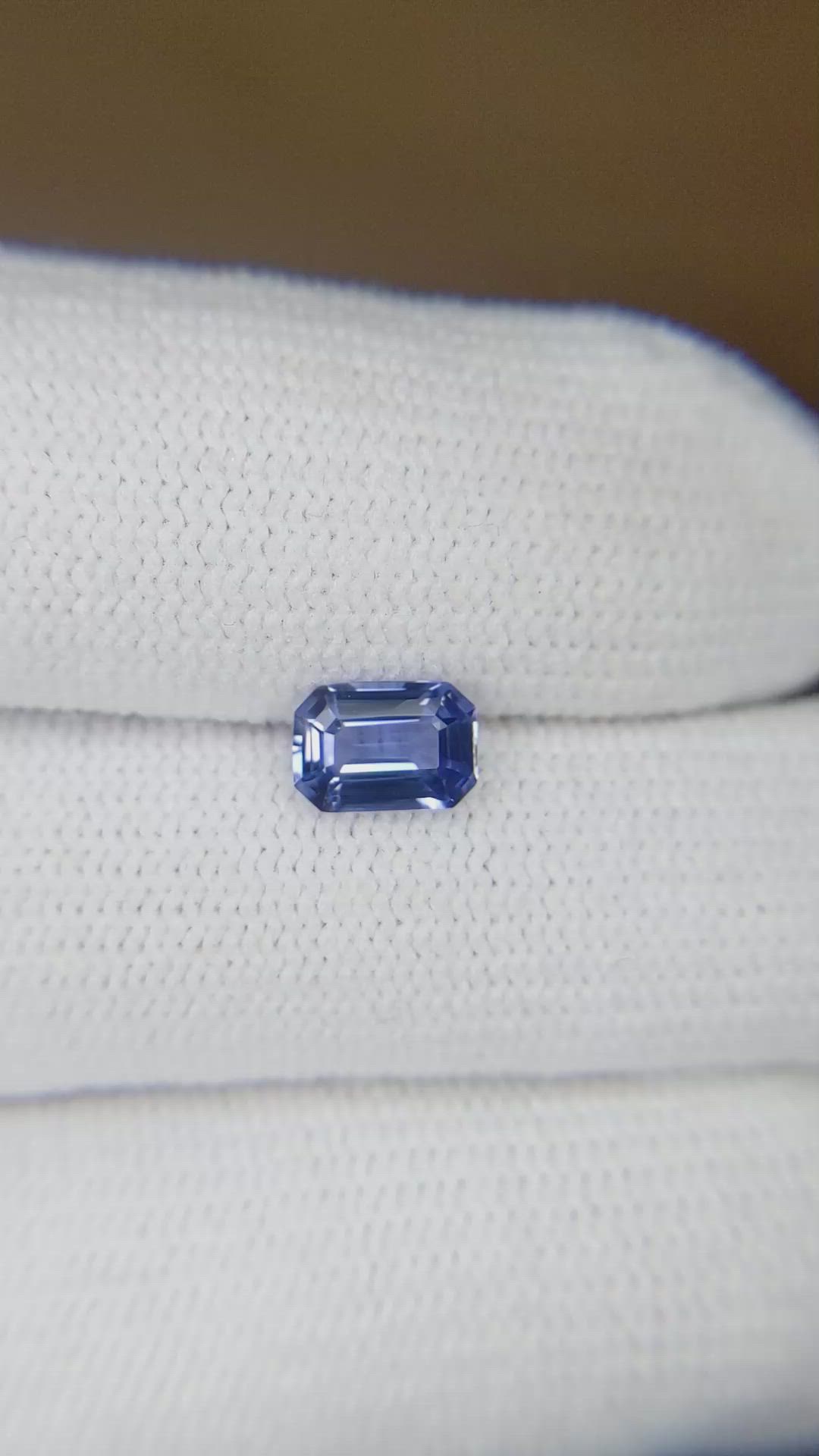 0.93 Ct. Blue Sapphire from Ceylon (Sri Lanka) Size Video