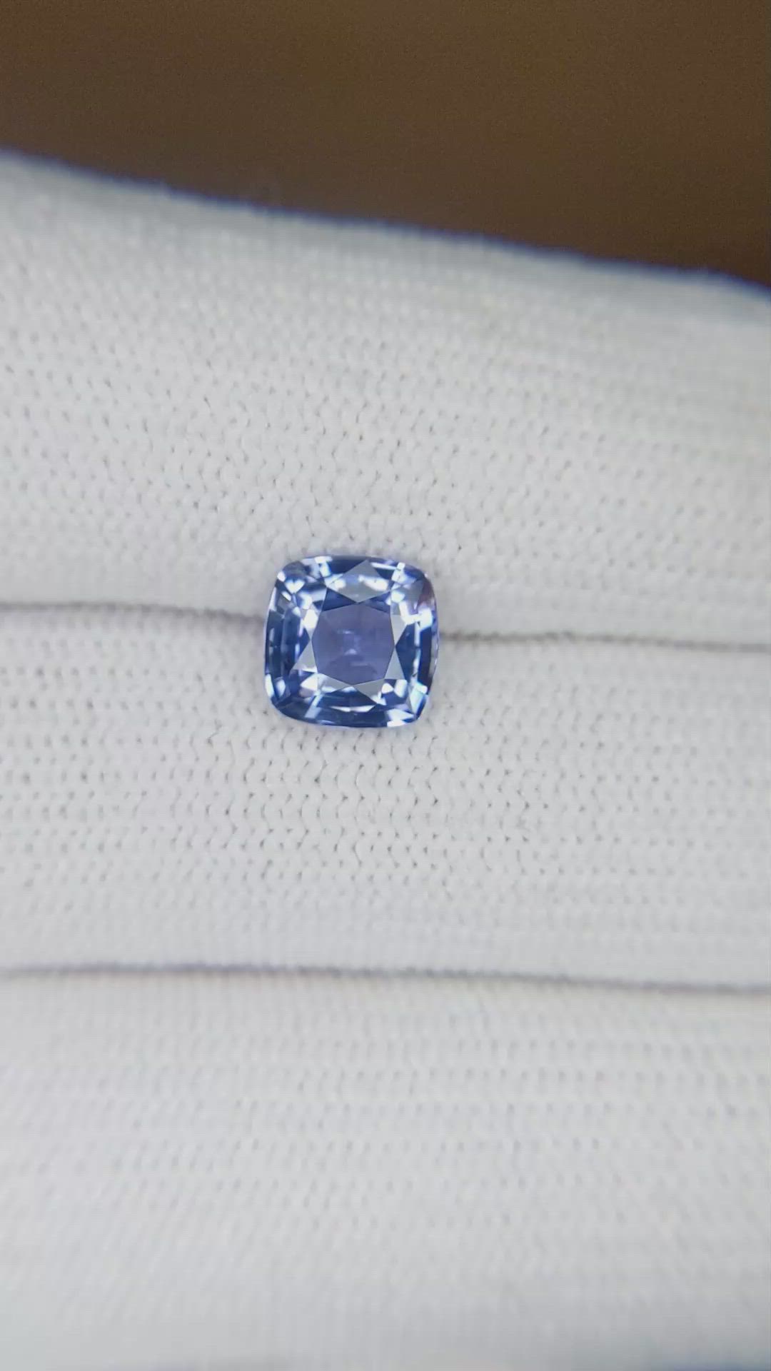 1.58 Ct. Blue Sapphire from Ceylon (Sri Lanka) Size Video