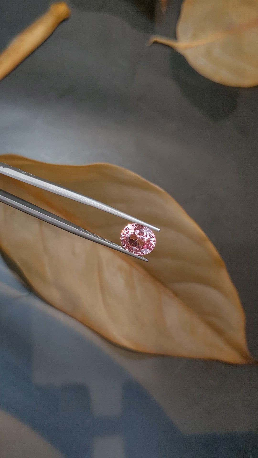 3.05 Ct. Padparadscha Sapphire from Madagascar Size Video