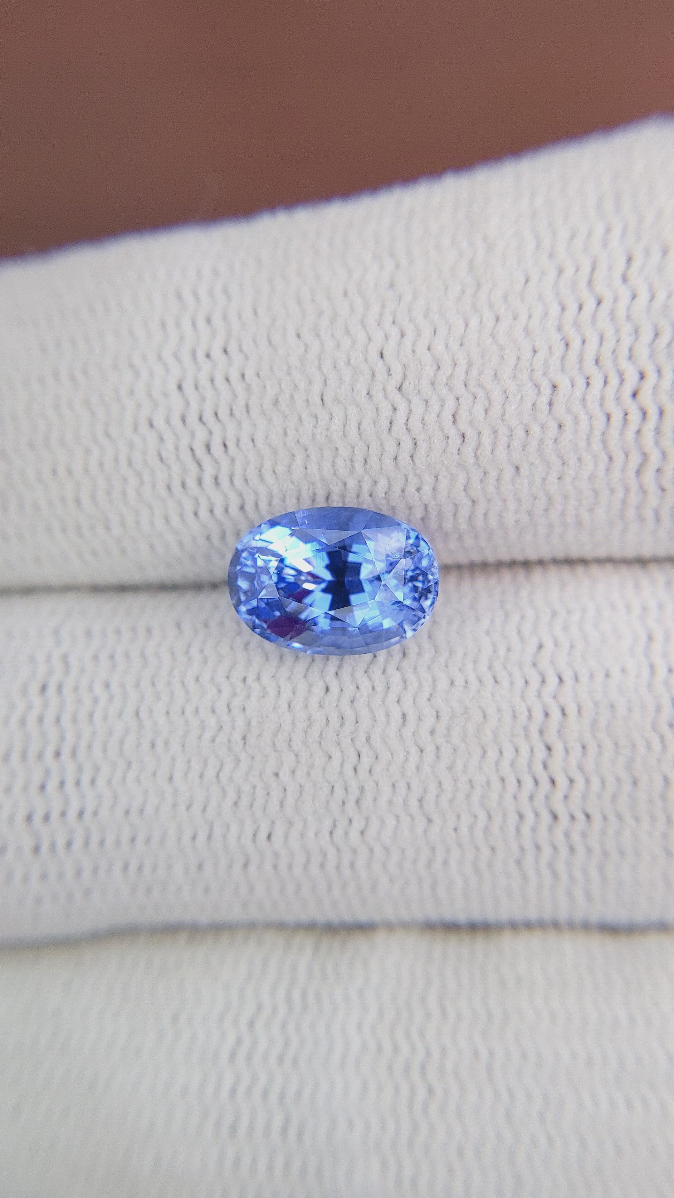 2.84 Ct. Blue Sapphire from Ceylon (Sri Lanka) Size Video