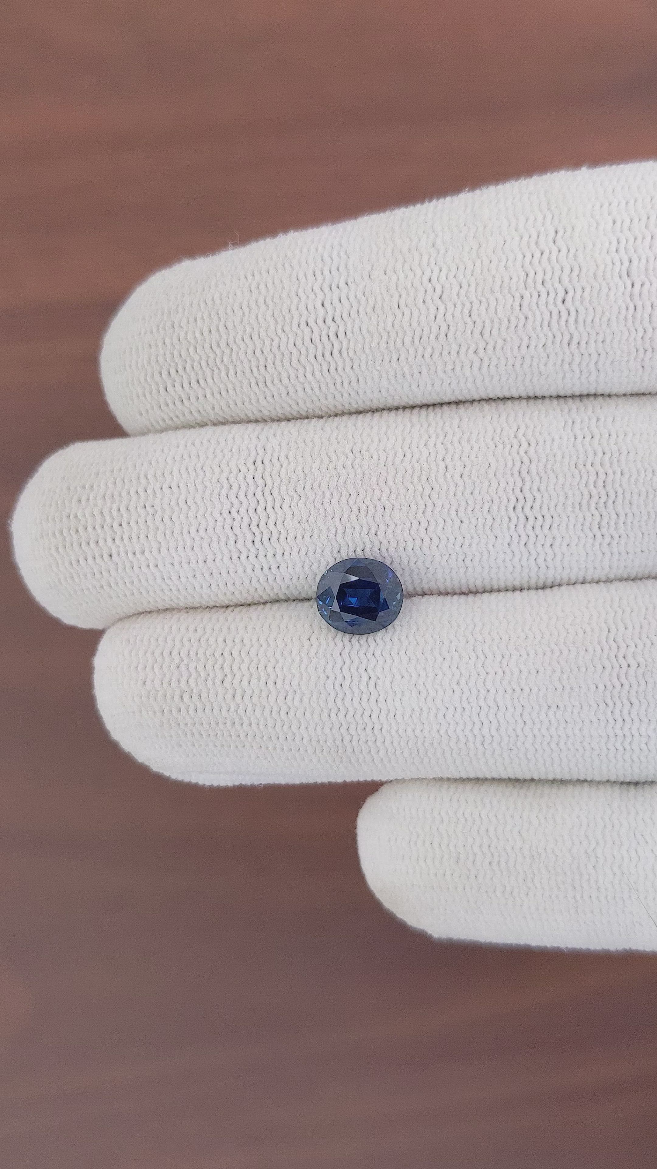 2.01 Ct. Blue Sapphire from Madagascar Size Video
