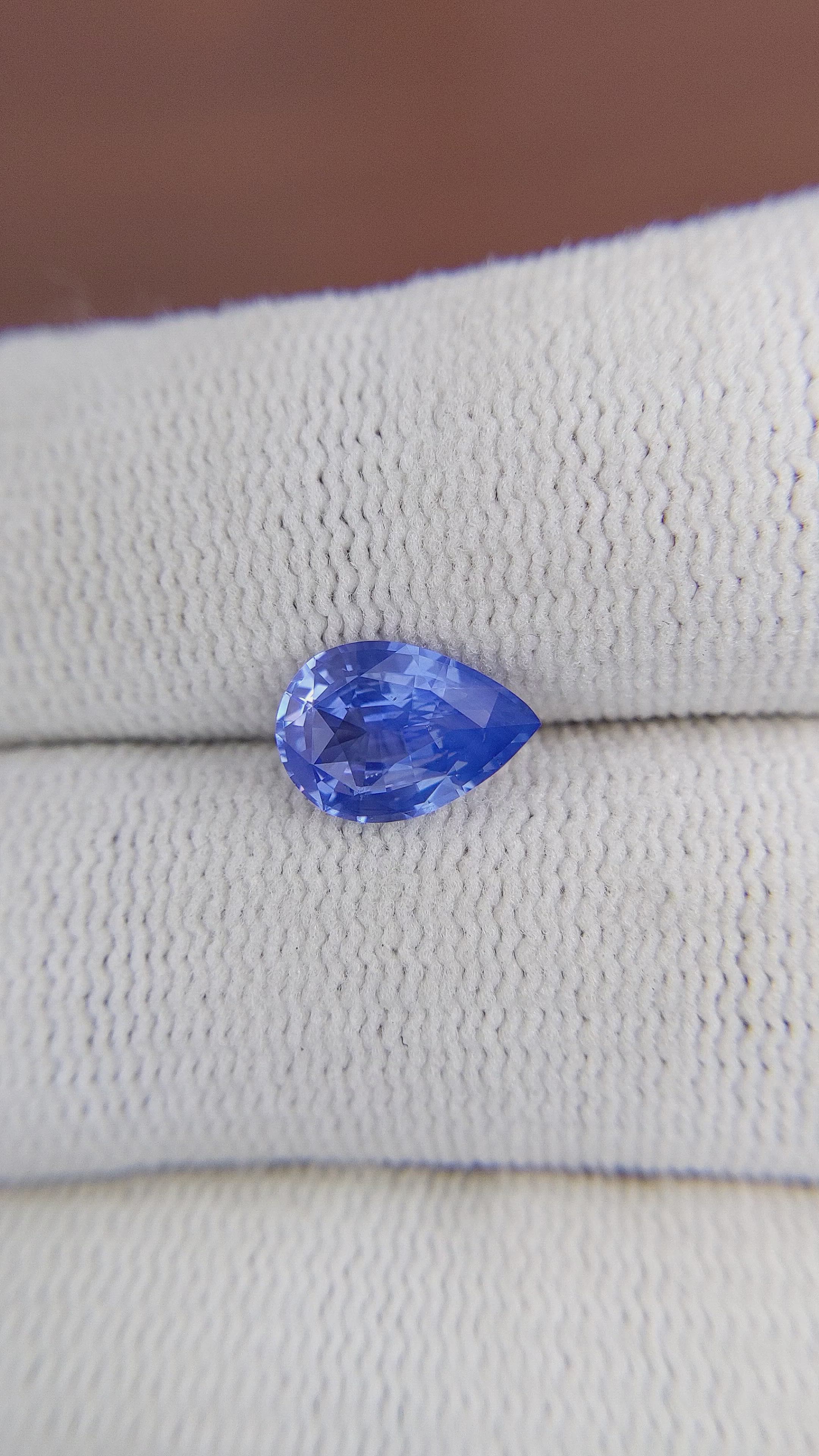 1.63 Ct. Blue Sapphire from Ceylon (Sri Lanka) Size Video