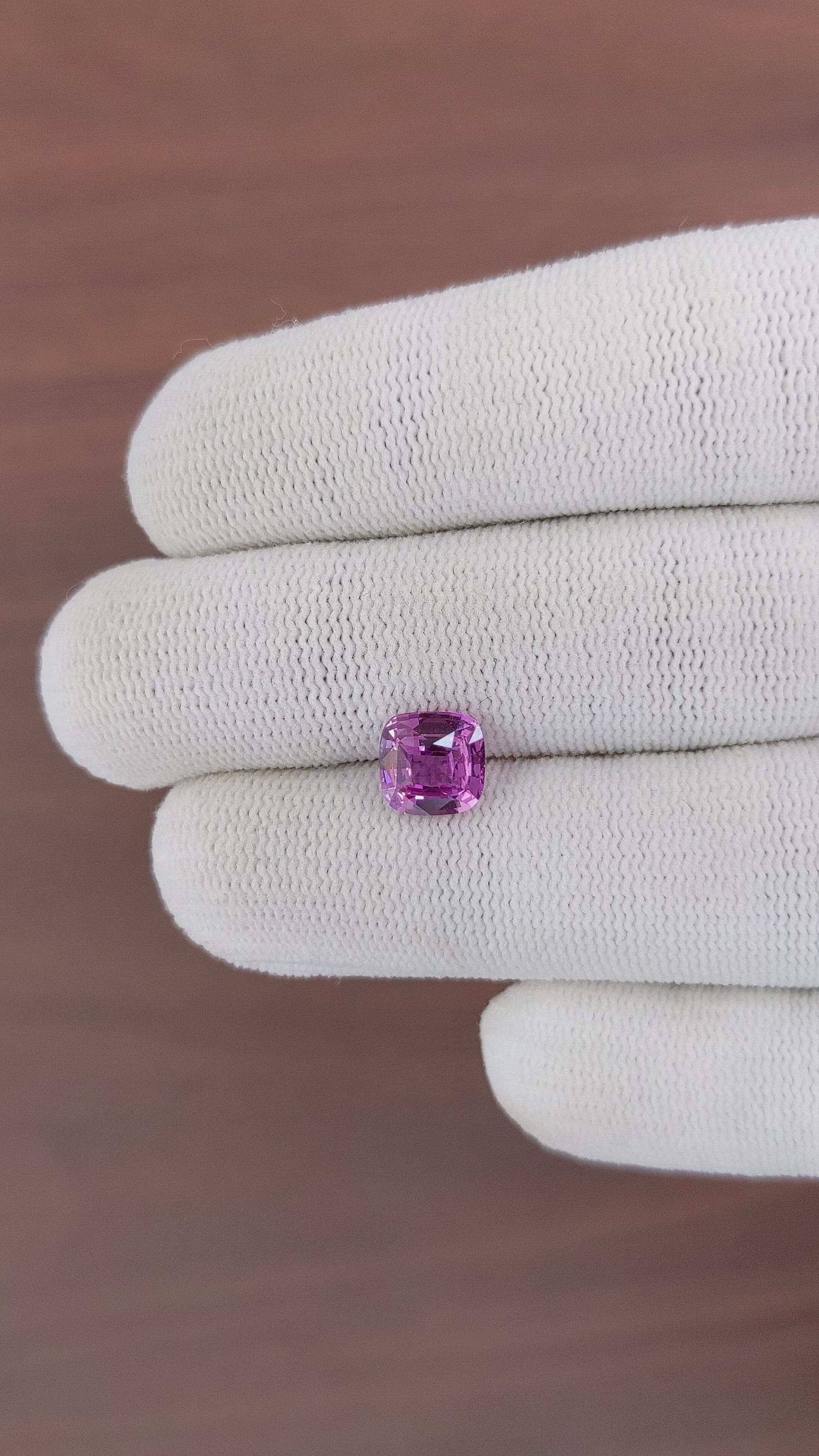2.01 Ct. Purplish Pink Sapphire from Madagascar Size Video