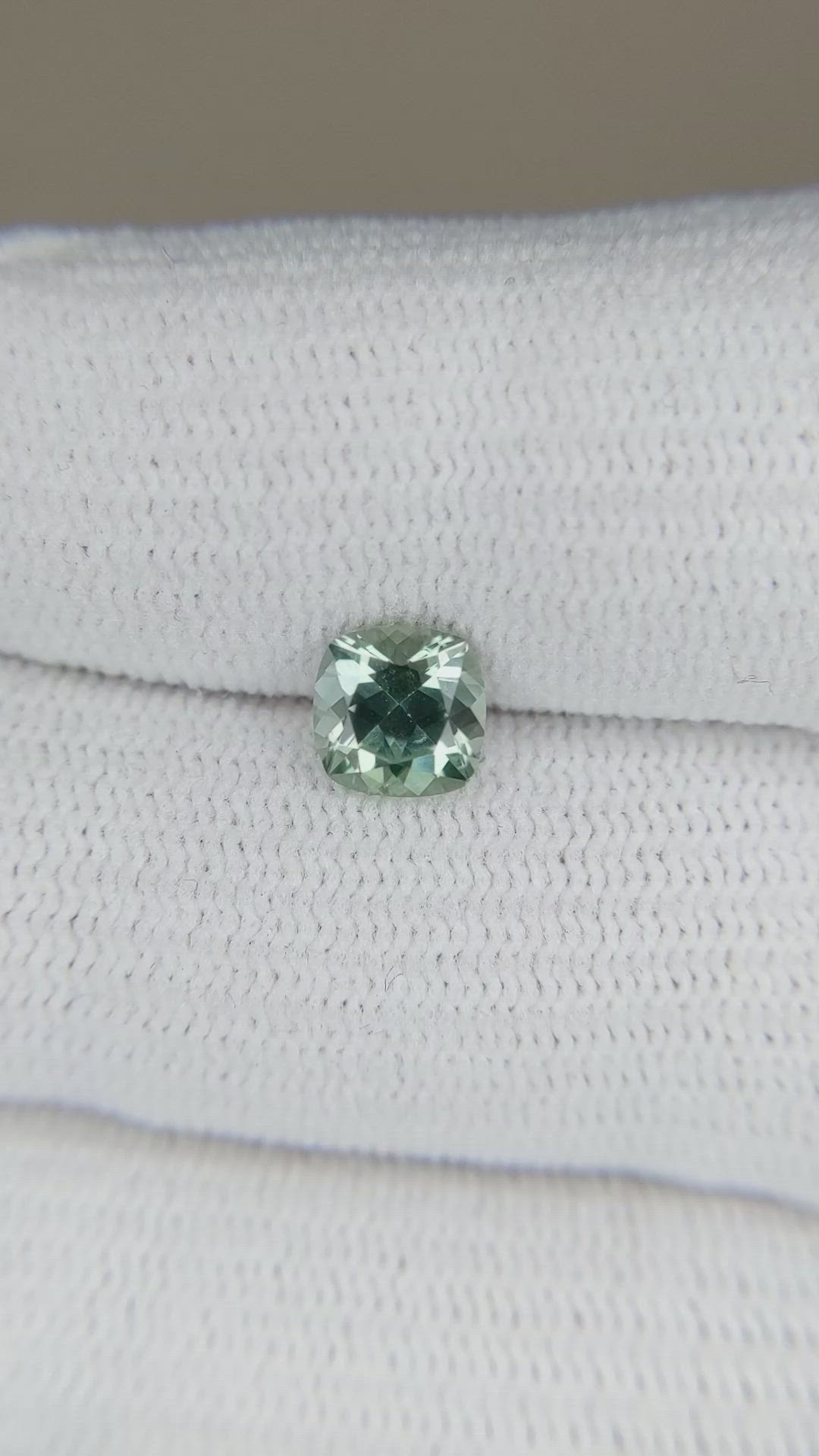 1.17 Ct. Green Sapphire from Montana Size Video