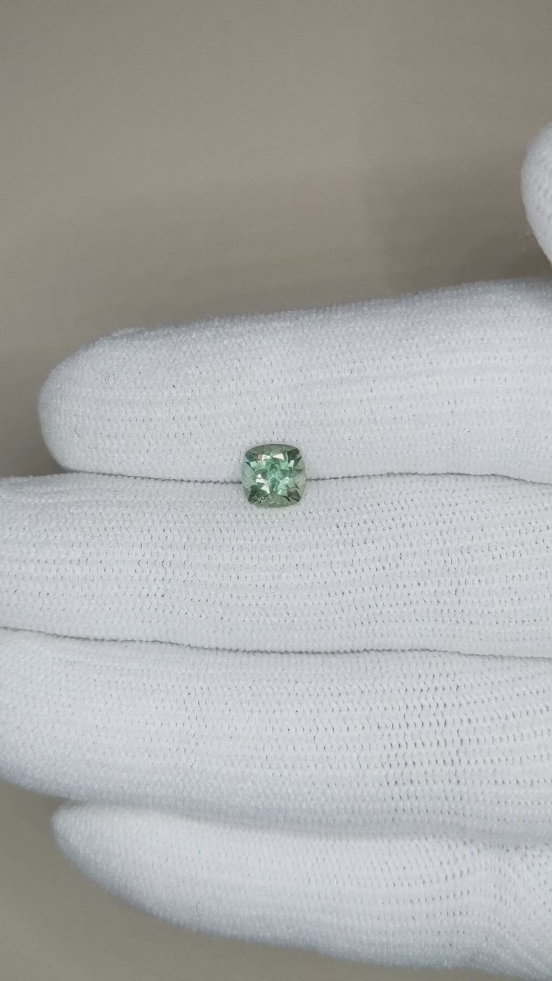 1.17 Ct. Green Sapphire from Montana Size Video