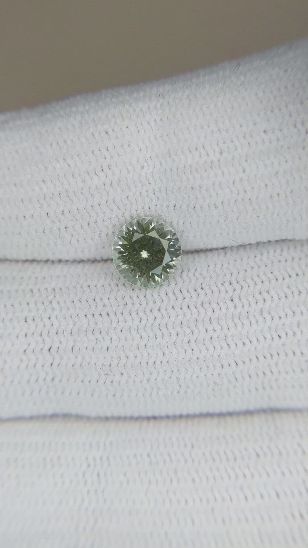 1.30 Ct. Green Sapphire from Montana Size Video