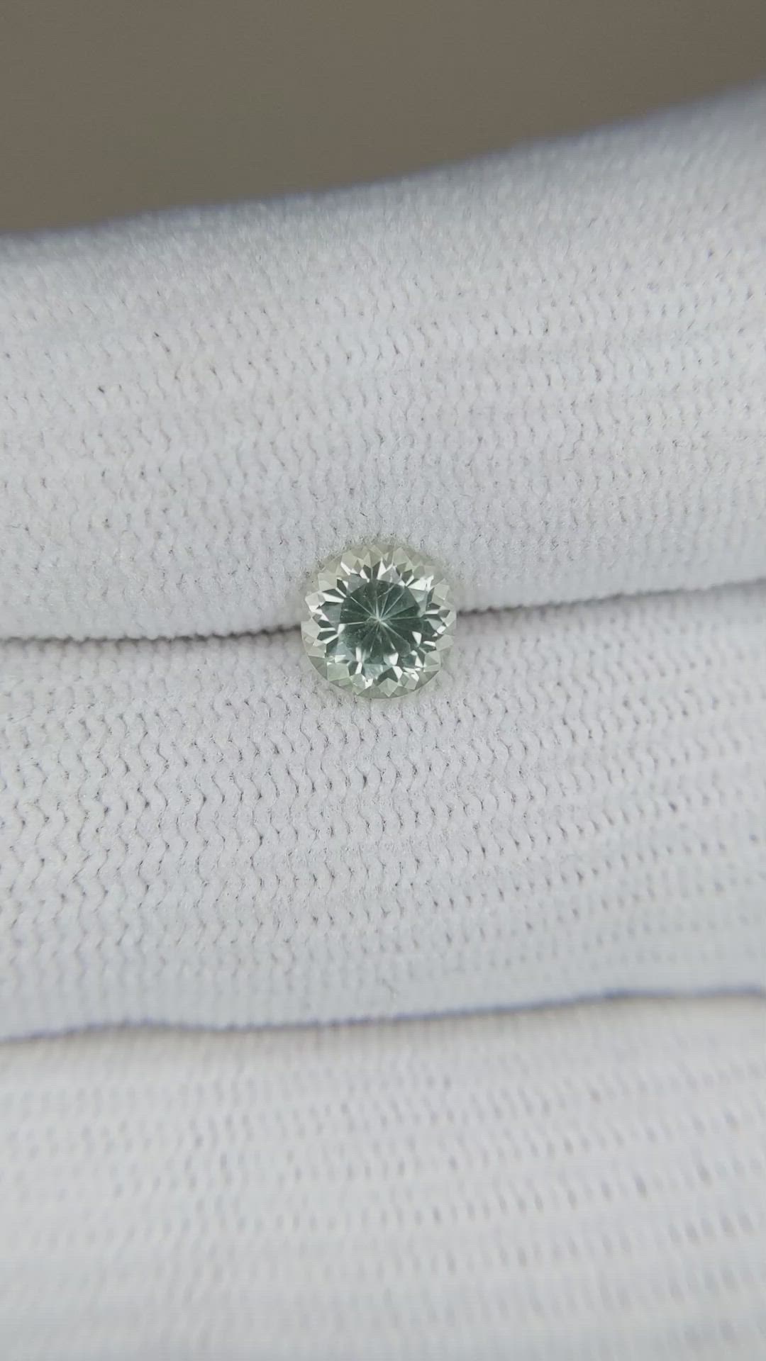 1.07 Ct. Green Sapphire from Montana Size Video