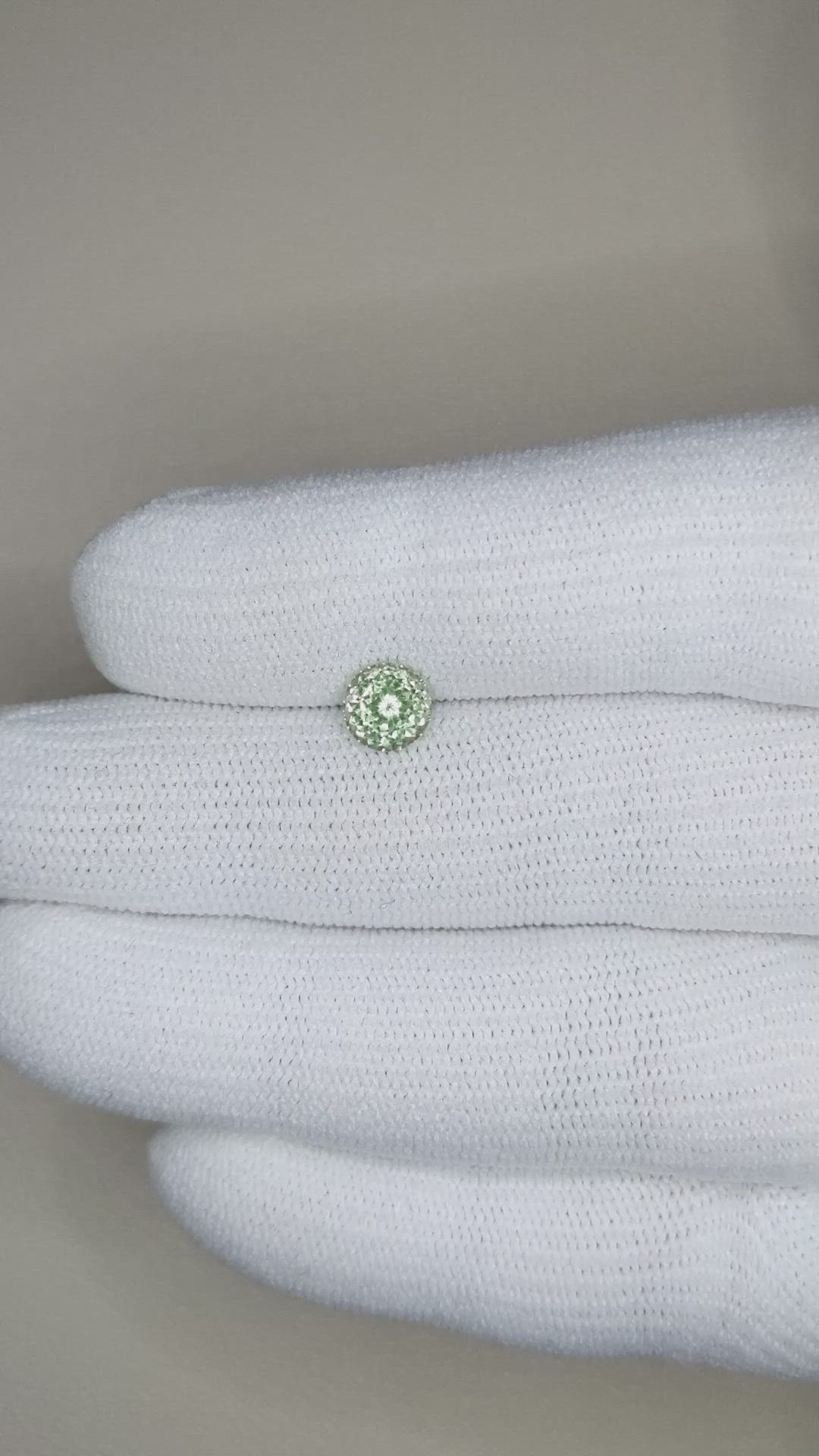 1.15 Ct. Green Sapphire from Montana Size Video