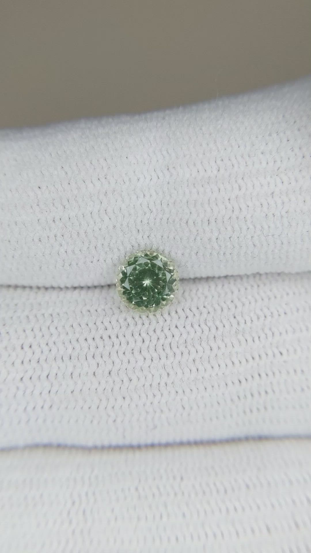 1.15 Ct. Green Sapphire from Montana Size Video