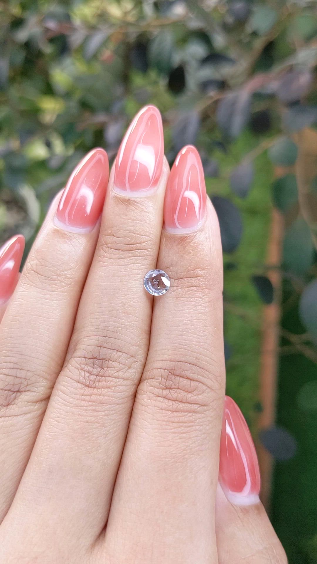 0.49 Ct. Blue Sapphire from Ceylon (Sri Lanka) Size Video