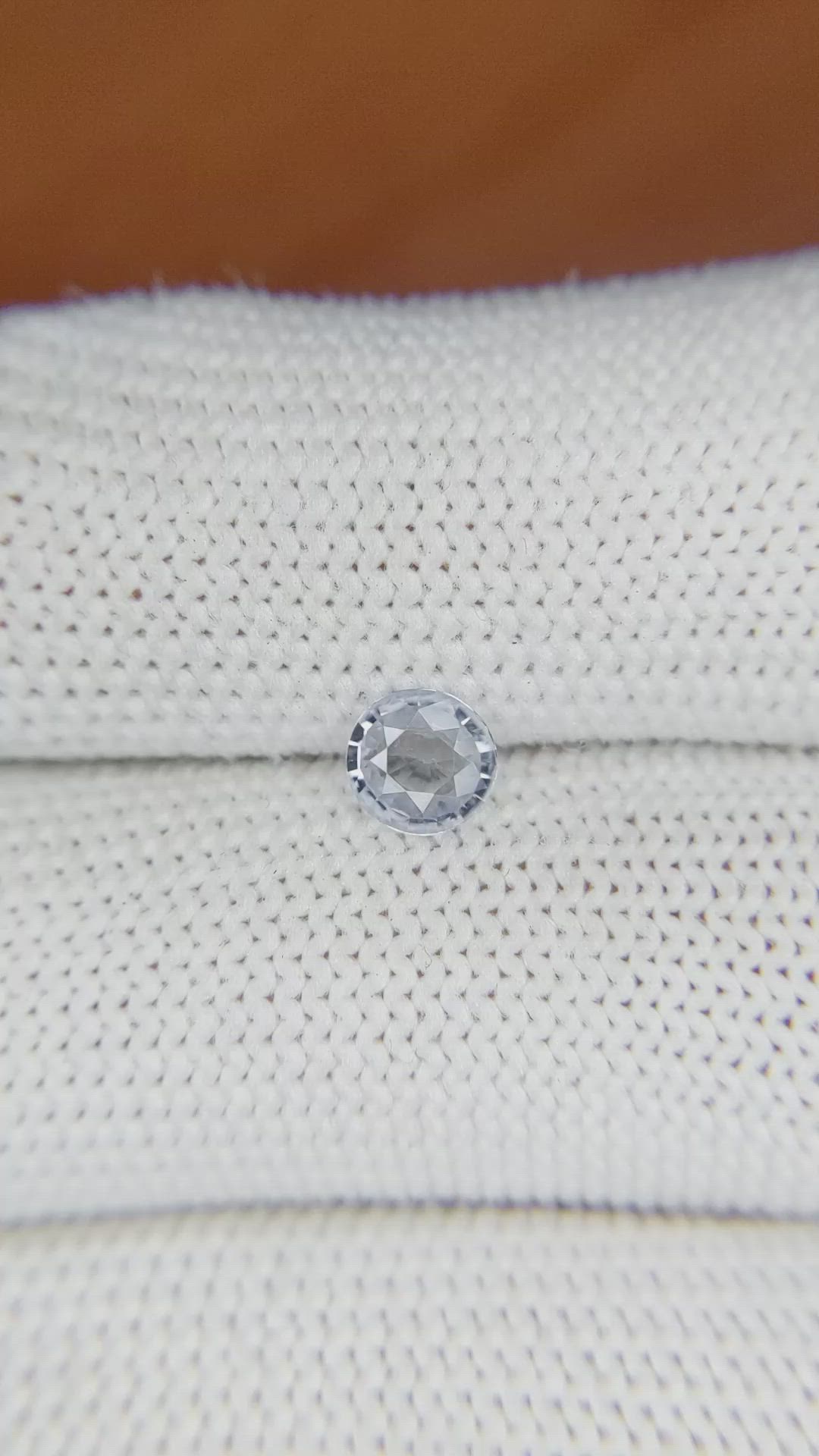0.49 Ct. Blue Sapphire from Ceylon (Sri Lanka) Size Video