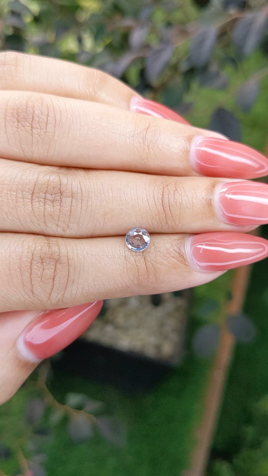 0.49 Ct. Blue Sapphire from Ceylon (Sri Lanka) Size Video