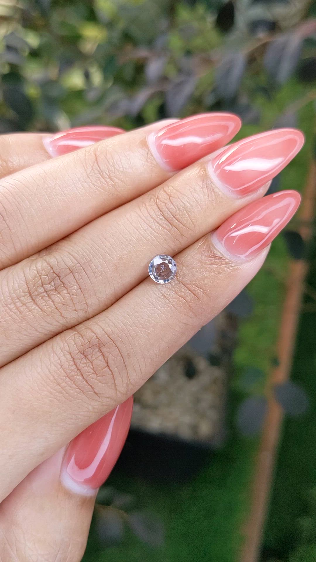 0.49 Ct. Blue Sapphire from Ceylon (Sri Lanka) Size Video