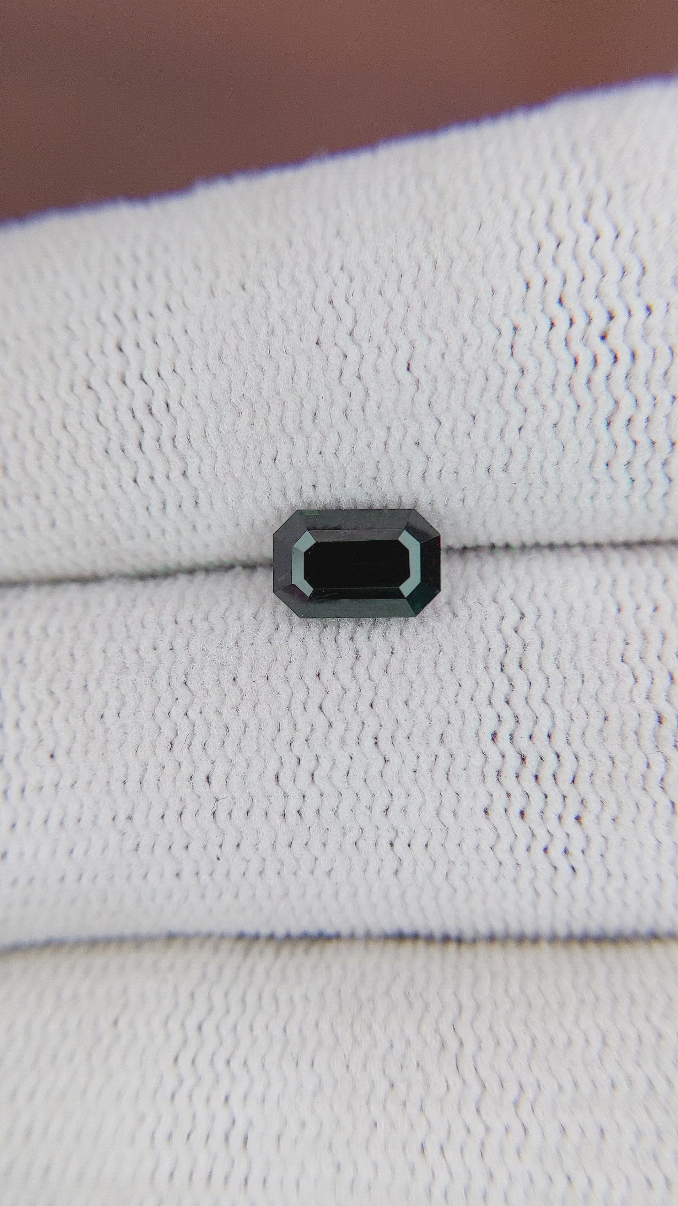 1.08 Ct. Bluish Green Sapphire from Madagascar Size Video