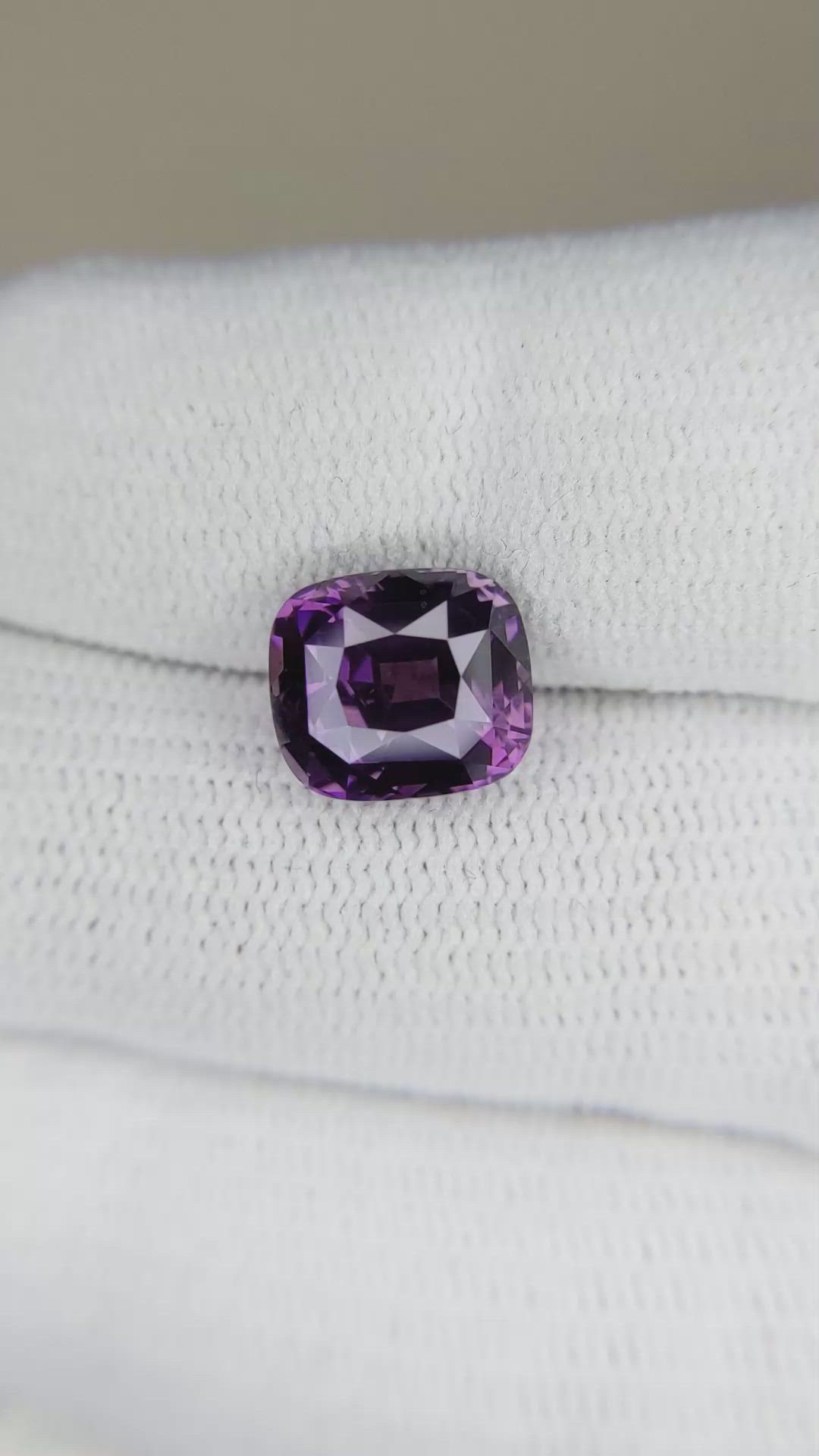 5.13 Ct. Purple Sapphire from Madagascar Size Video