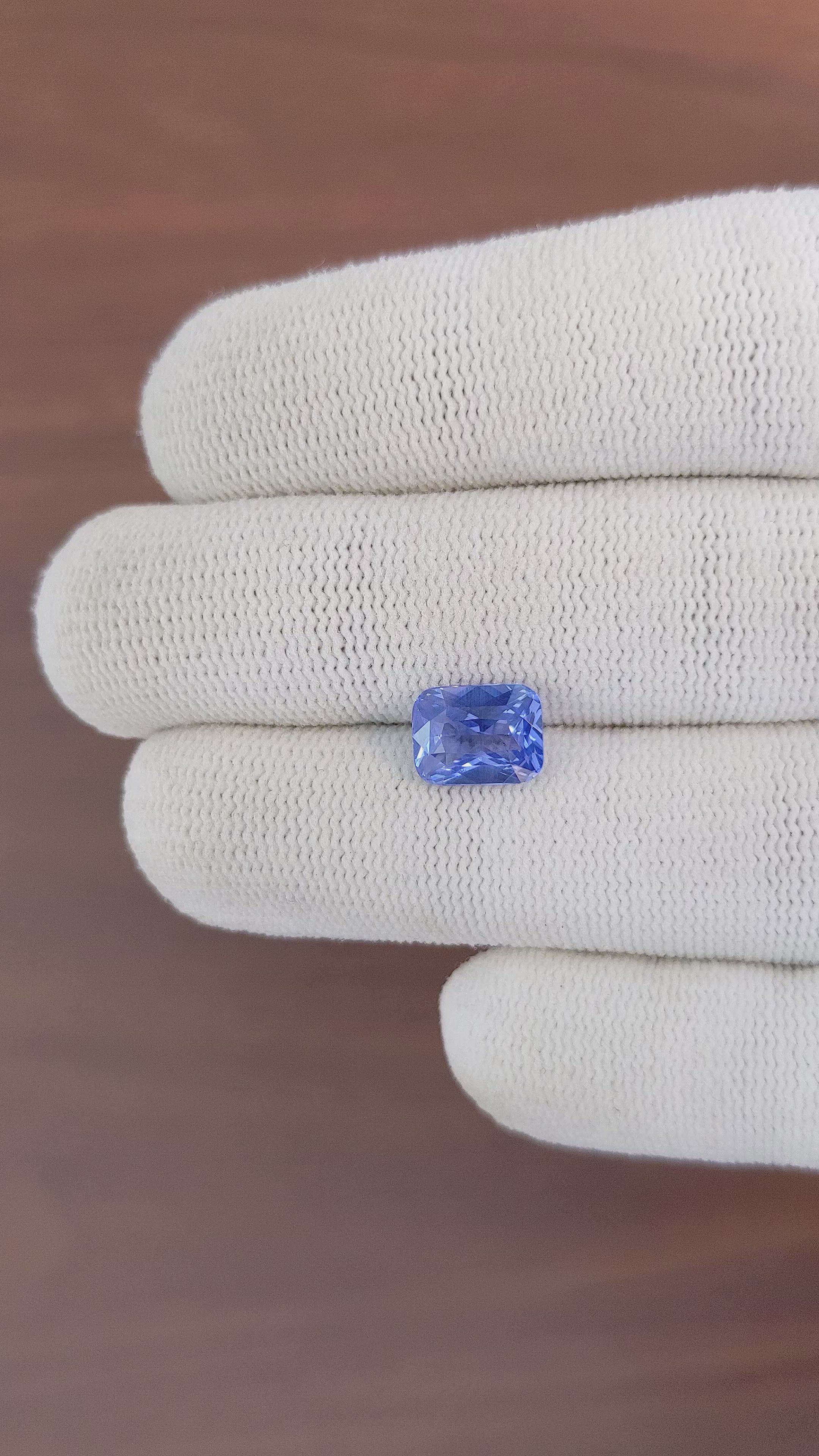 2.59 Ct. Blue Sapphire from Ceylon (Sri Lanka) Size Video