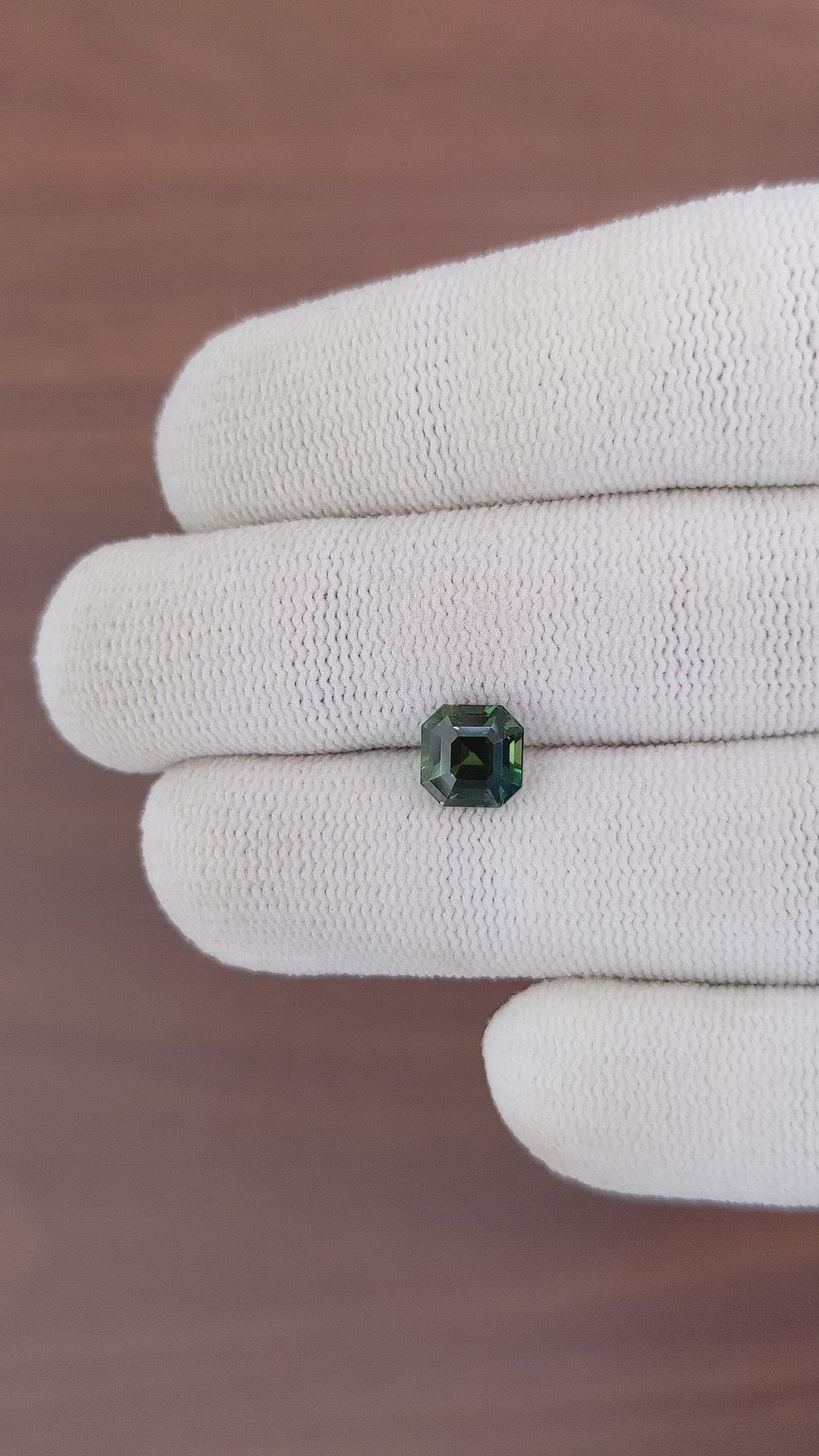 2.09 Ct. Bluish Green Sapphire from Tanzania Size Video