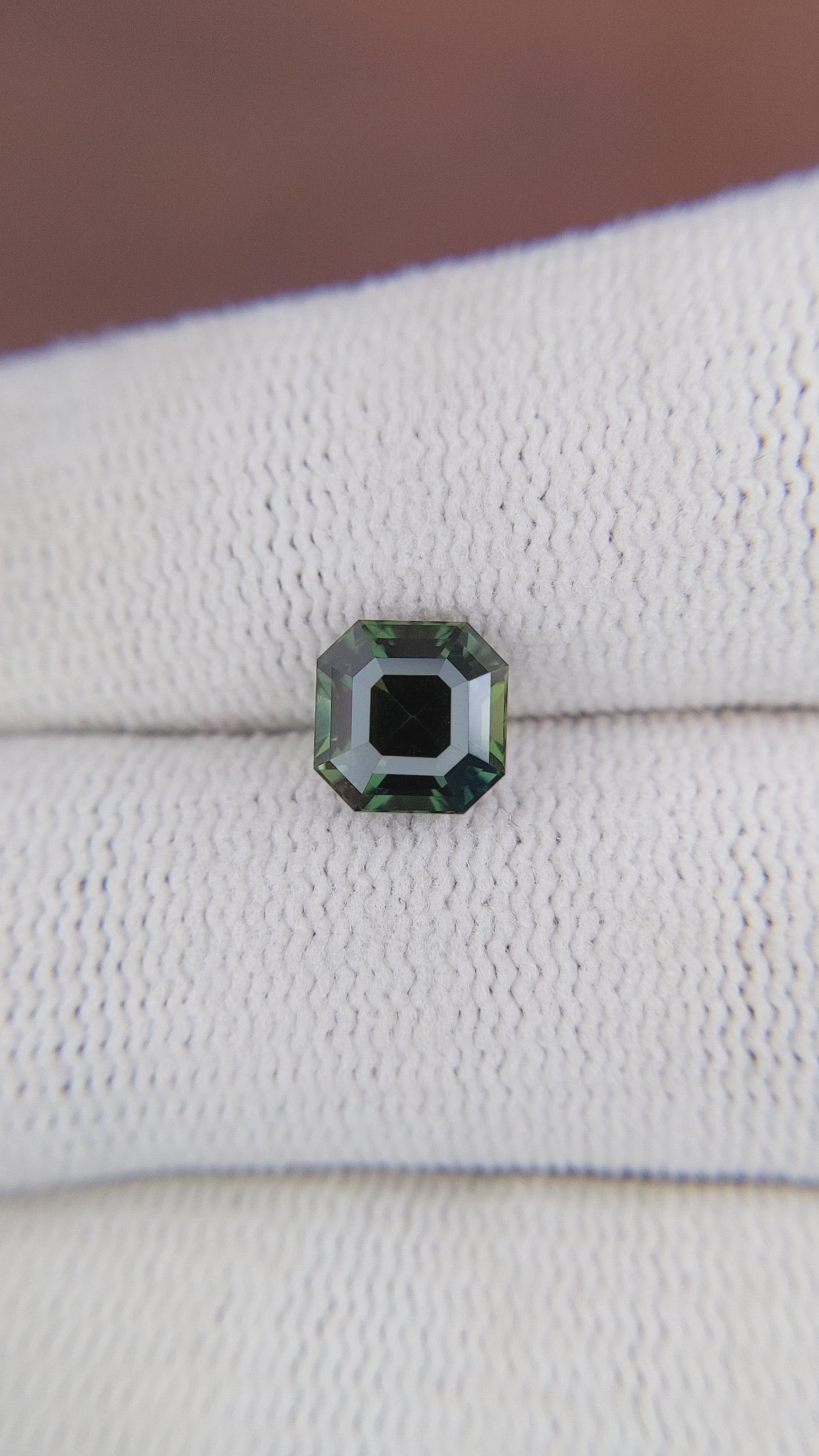 2.09 Ct. Bluish Green Sapphire from Tanzania Size Video