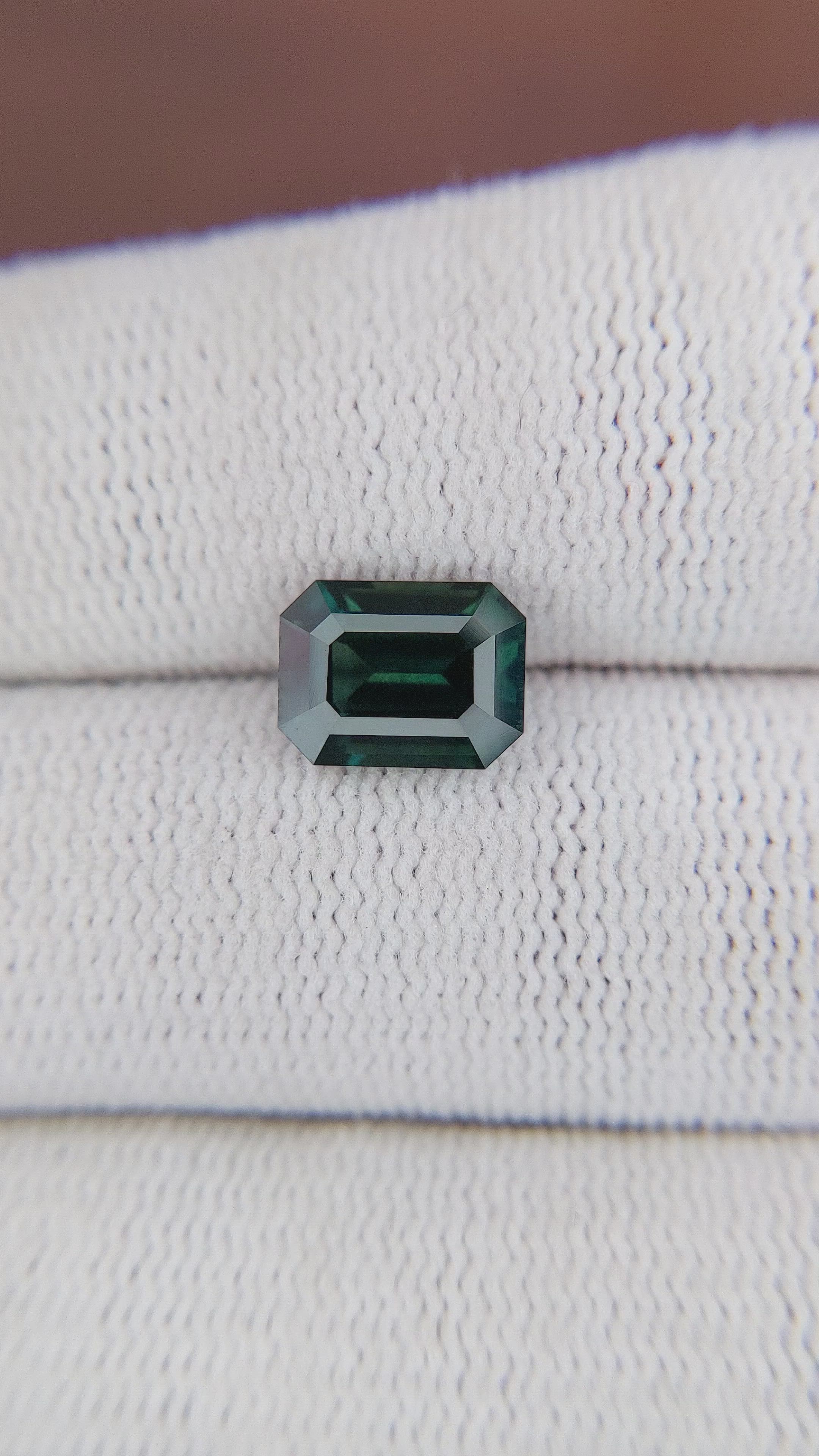2.52 Ct. Bluish Green Sapphire from Tanzania Size Video