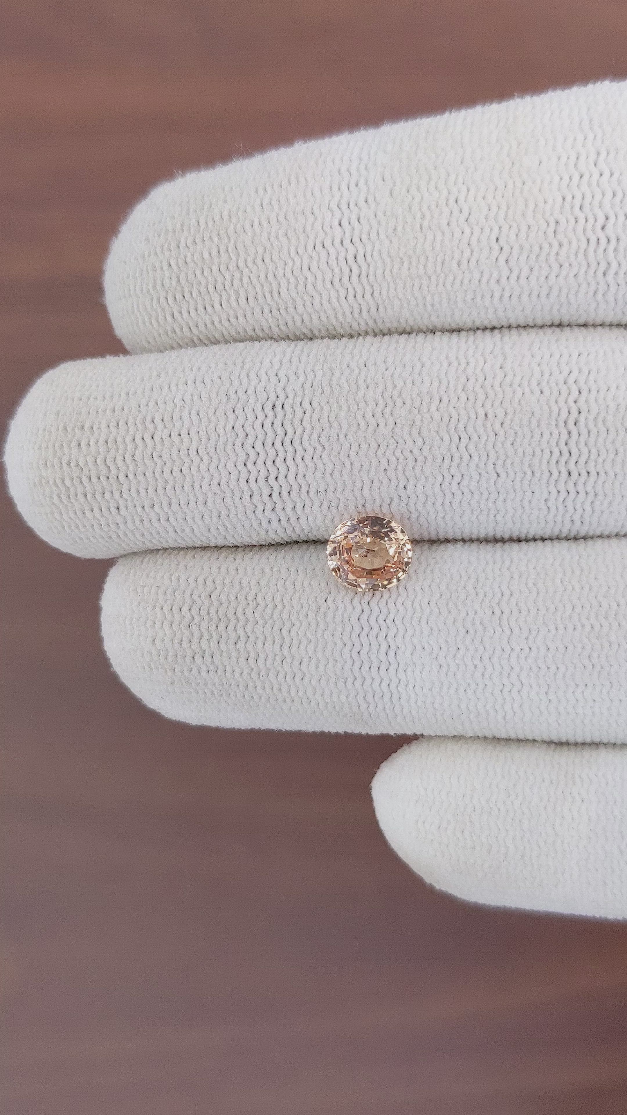 1.33 Ct. Padparadscha Sapphire from Tanzania Size Video