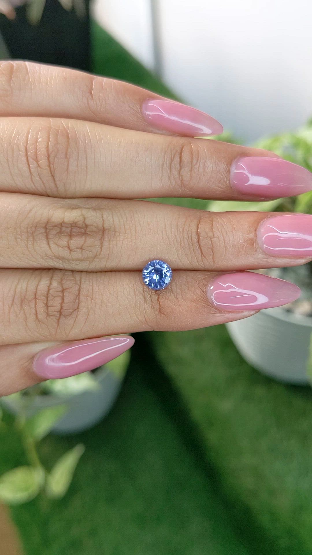 1.05 Ct. Blue Sapphire from Ceylon (Sri Lanka) Size Video